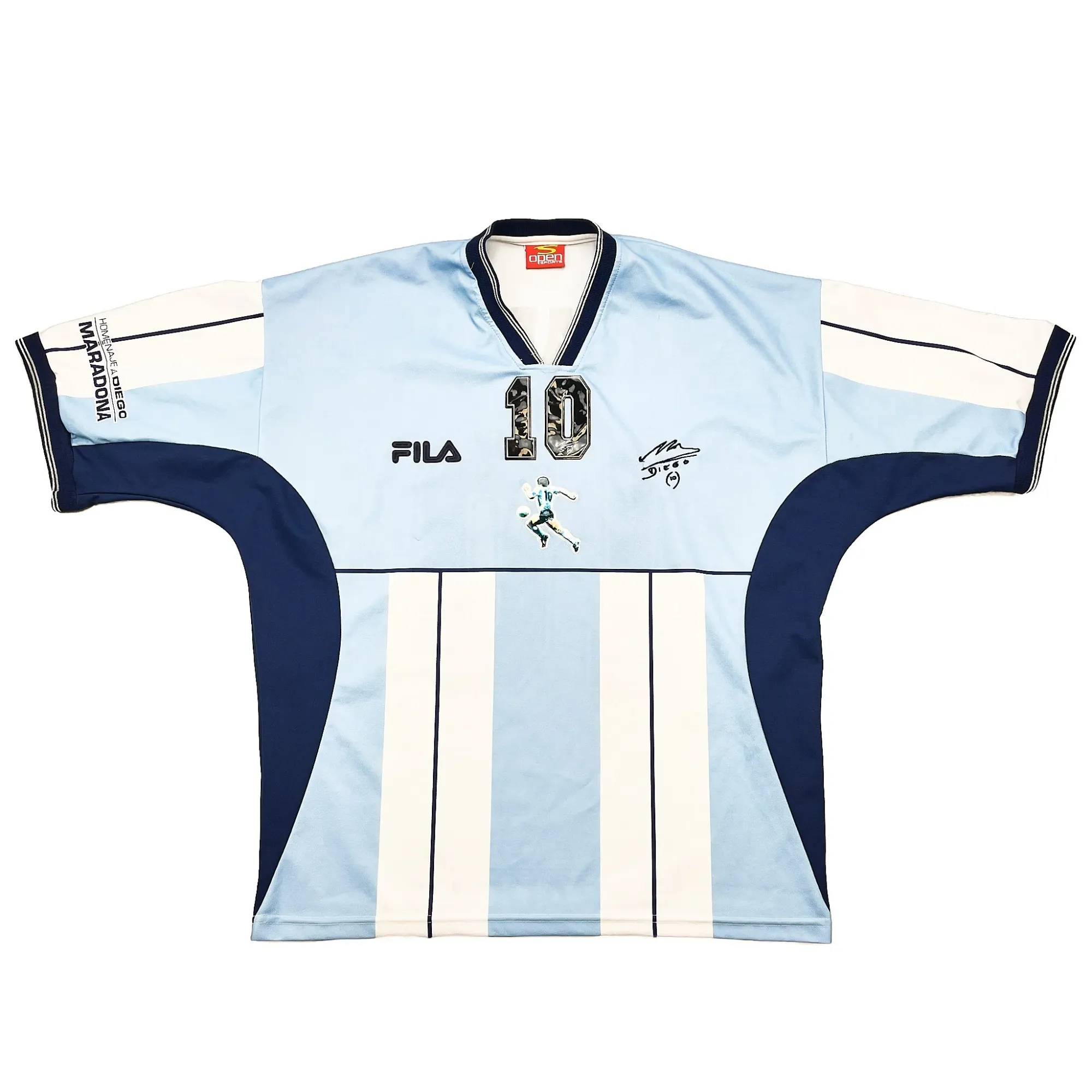 2001 Argentina Maradonna #10 Testimonial Shirt (L) Open Sports