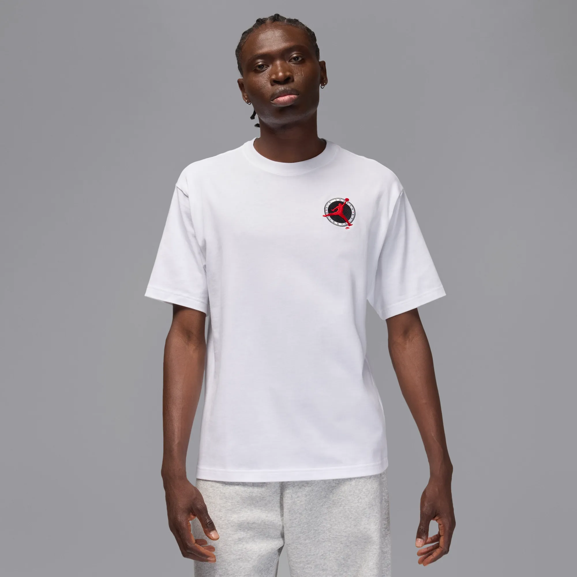 Nike Jordan Flight Club Men's T-Shirt - White - Cotton