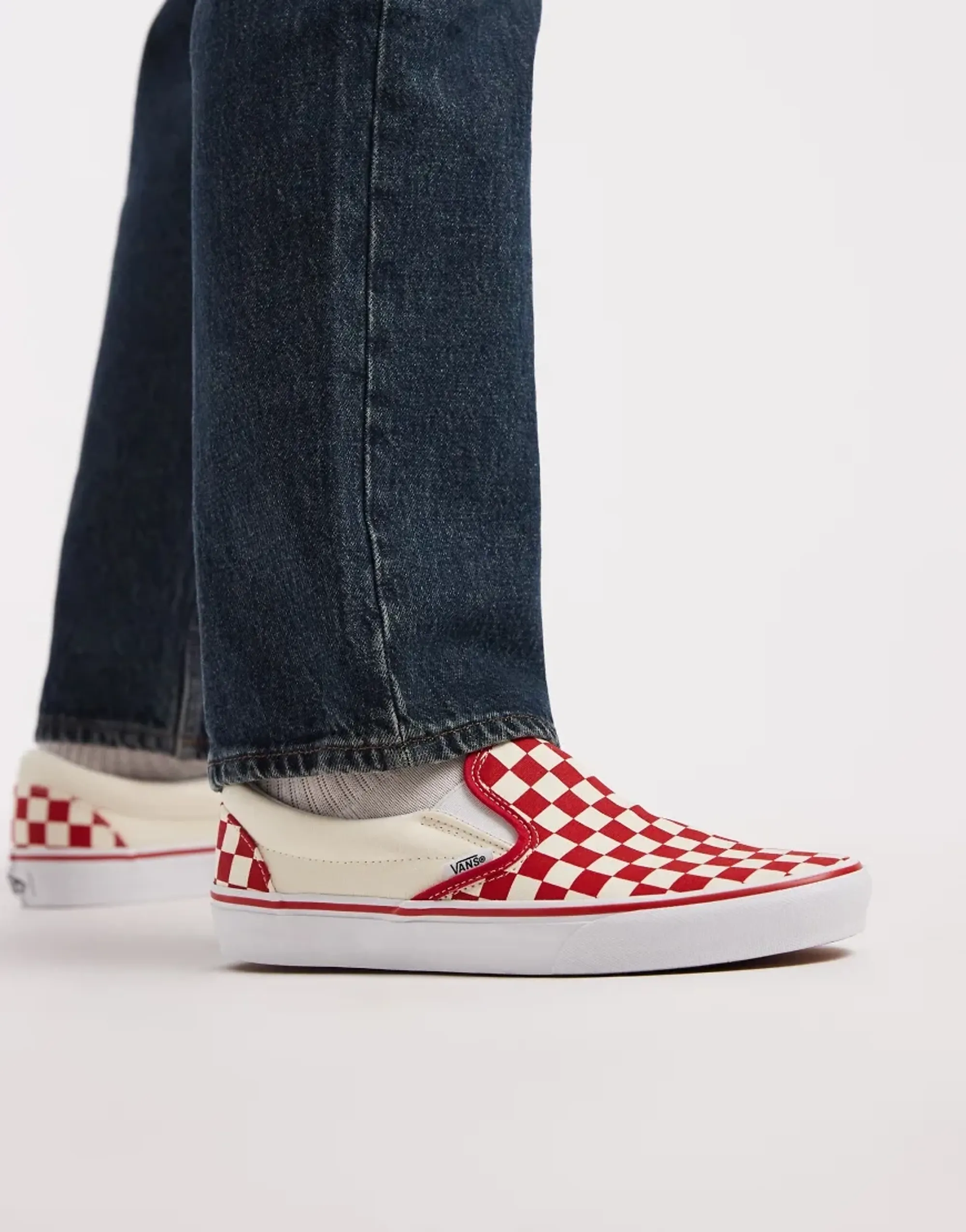 Vans - Classic Slip-On Shoes, Man, Red
