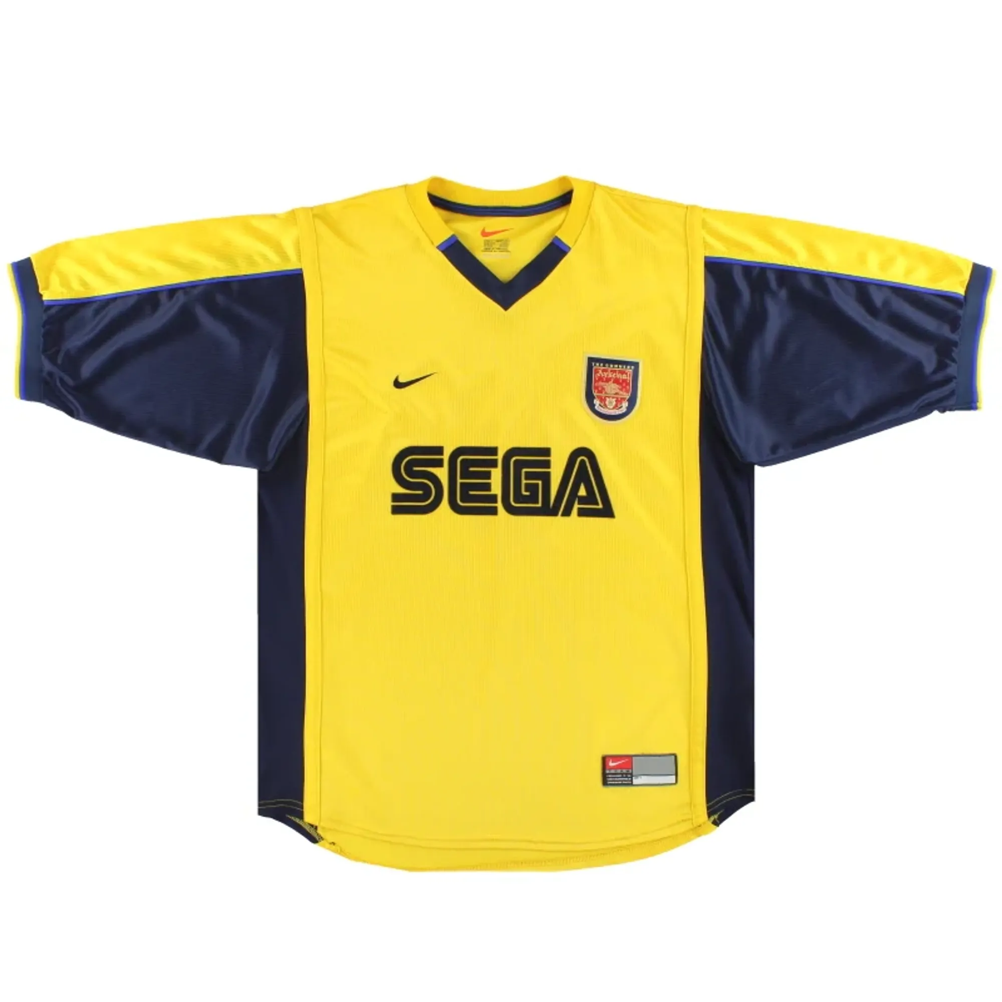 1999-01 Arsenal Nike Away Shirt S - Arsenal / Excellent