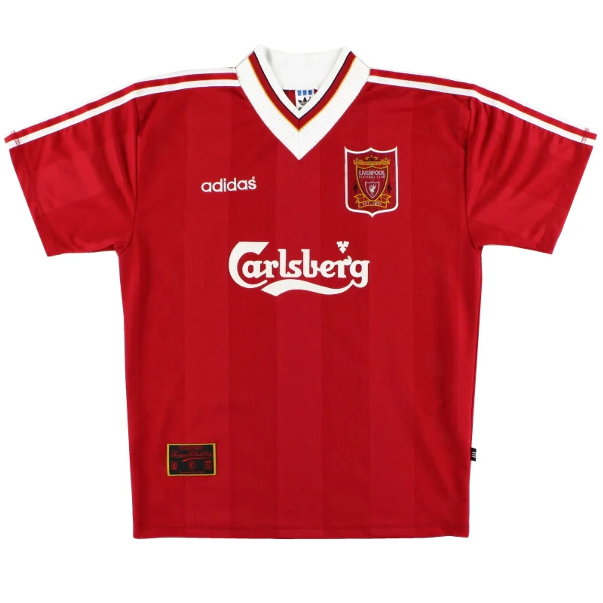 1995-96 Liverpool adidas Home Shirt *Mint* XL - Liverpool / Mint 
