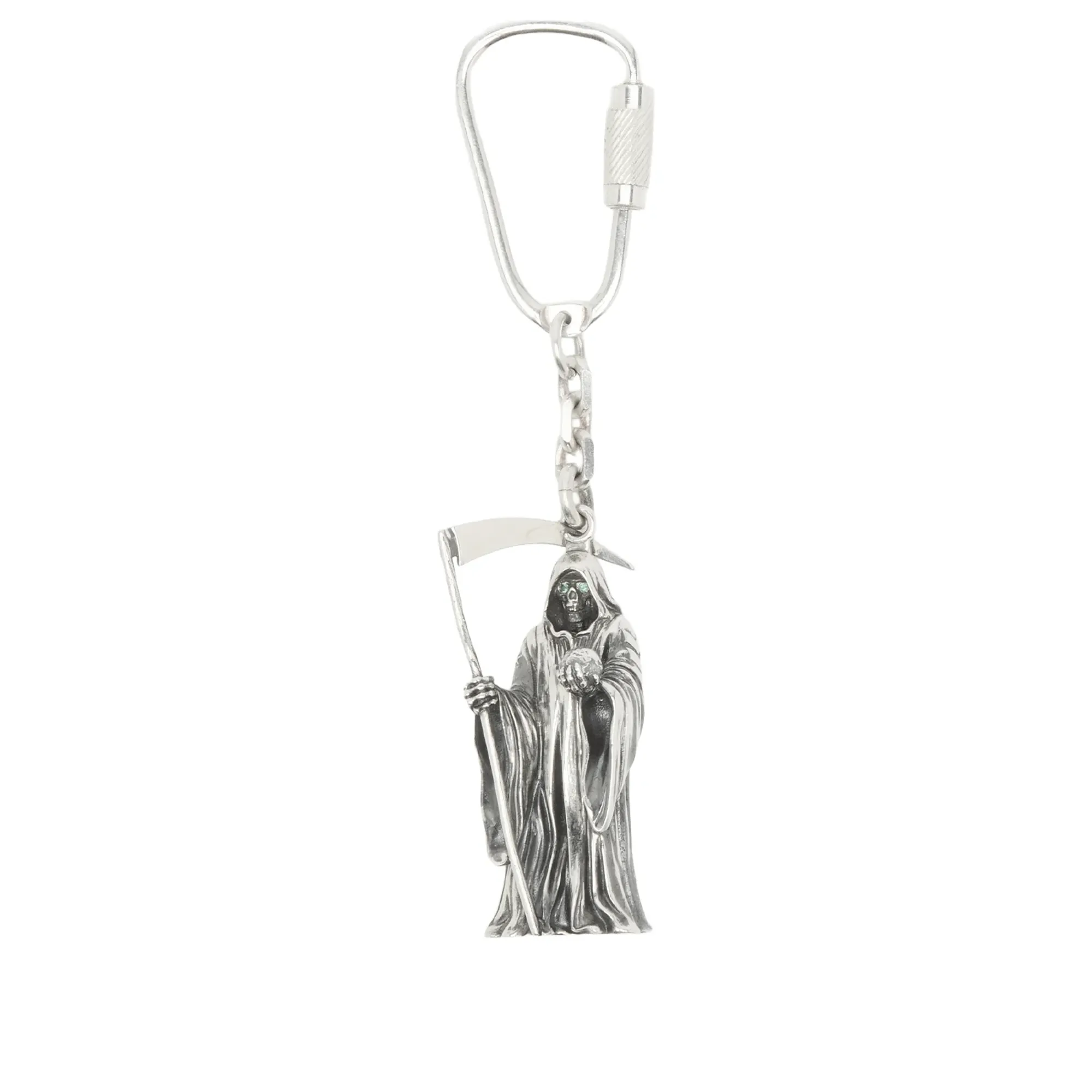 END. x The Great Frog Men's Keyring Silver