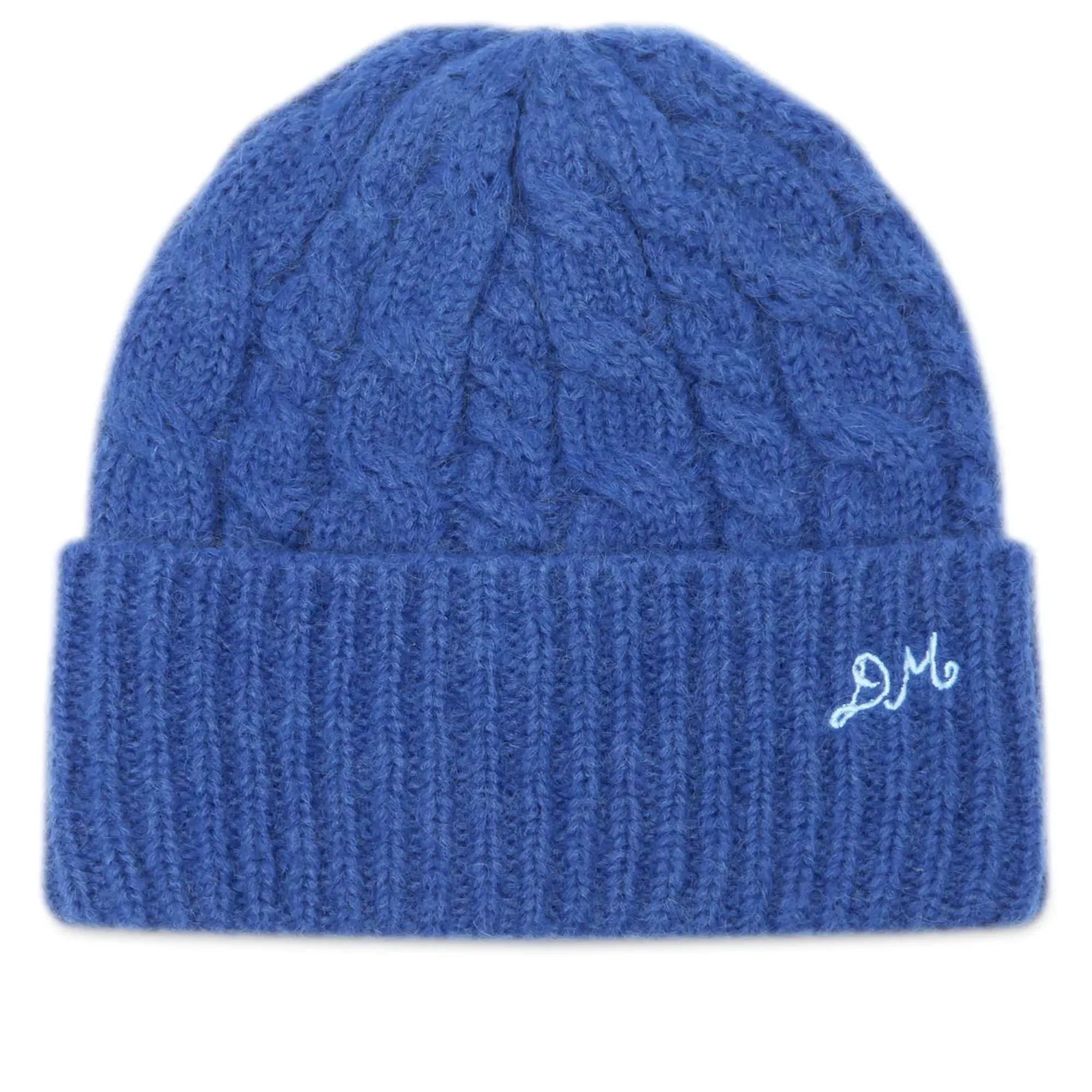 Damson Madder Women's Cable Knit Beanie Cobalt