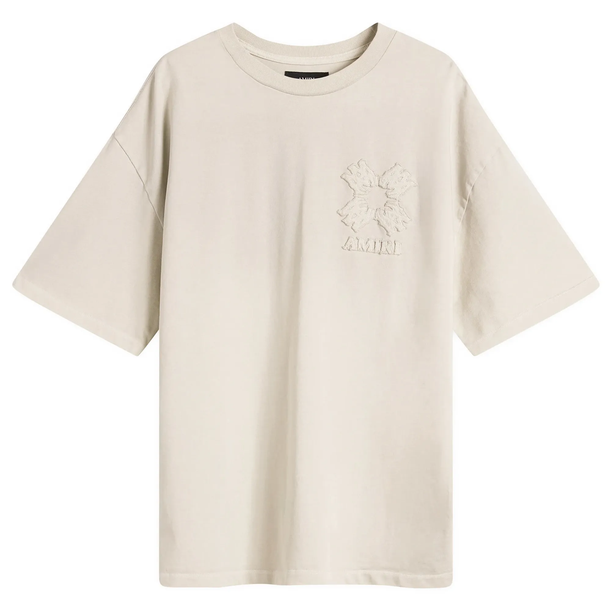 AMIRI Men's MA Quad Oversized T-Shirt Ivory