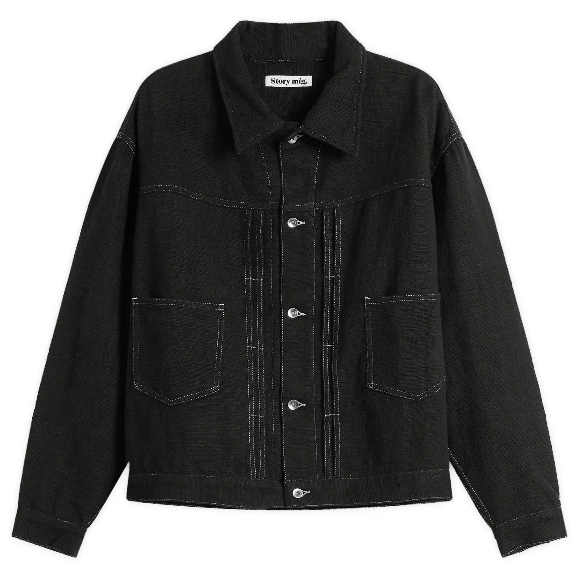 Story mfg Sundae Handloom Jacket Black