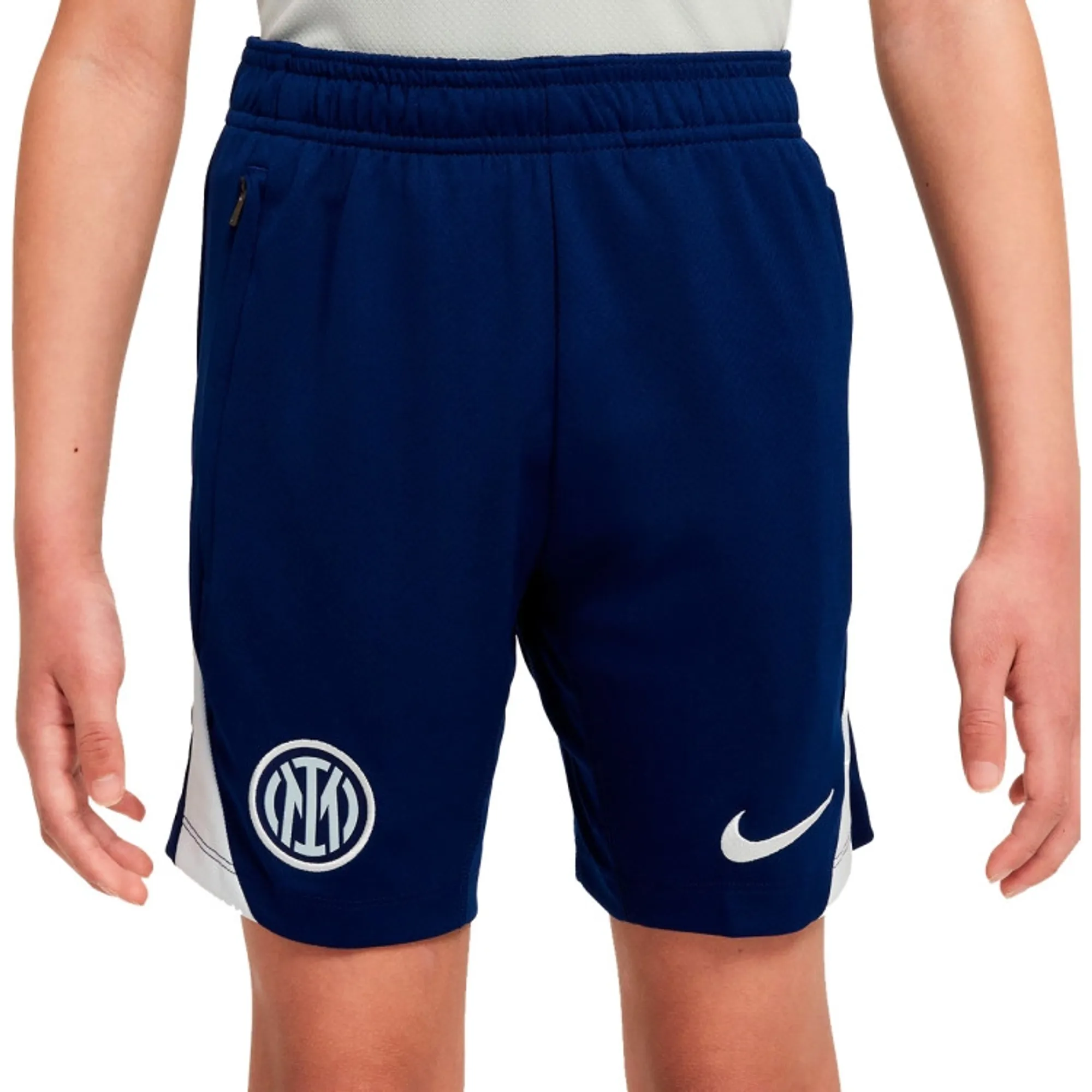 Inter Training Shorts Dri-Fit Strike - Blue Void/Ghost Aqua Kids - ['Blue']