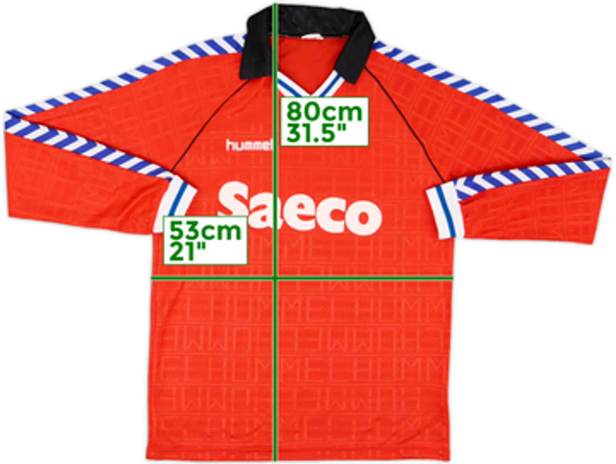 Hummel Pisa SC Mens LS Away Shirt 1988/90