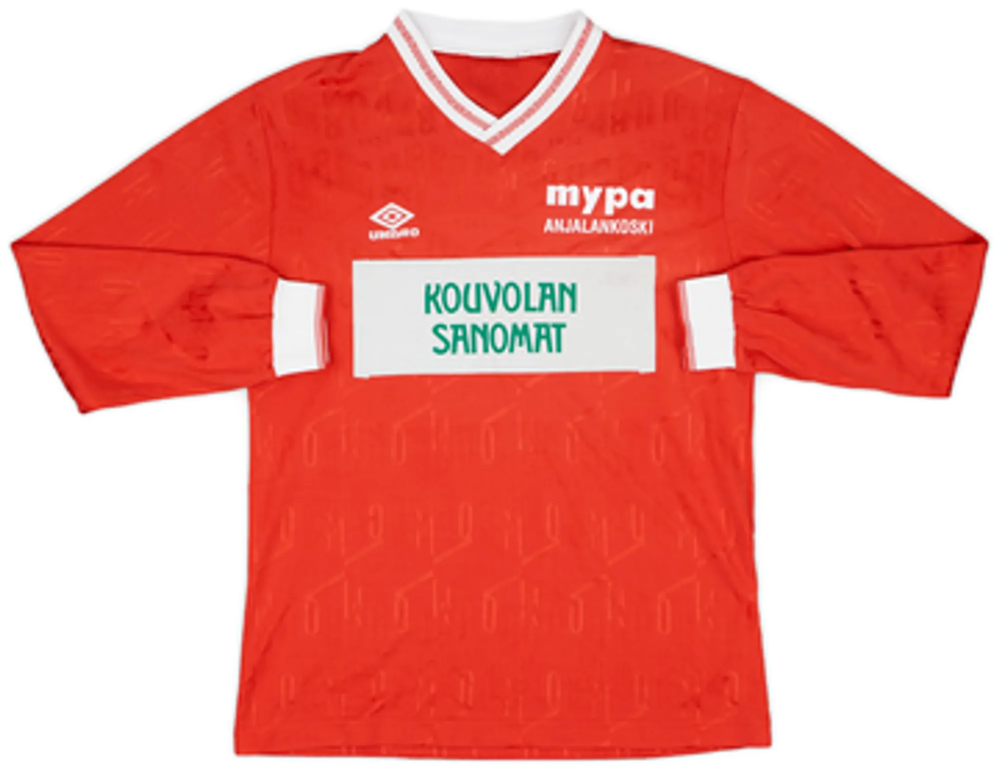 Umbro Mens LS Player Issue Home Shirt 1991/93