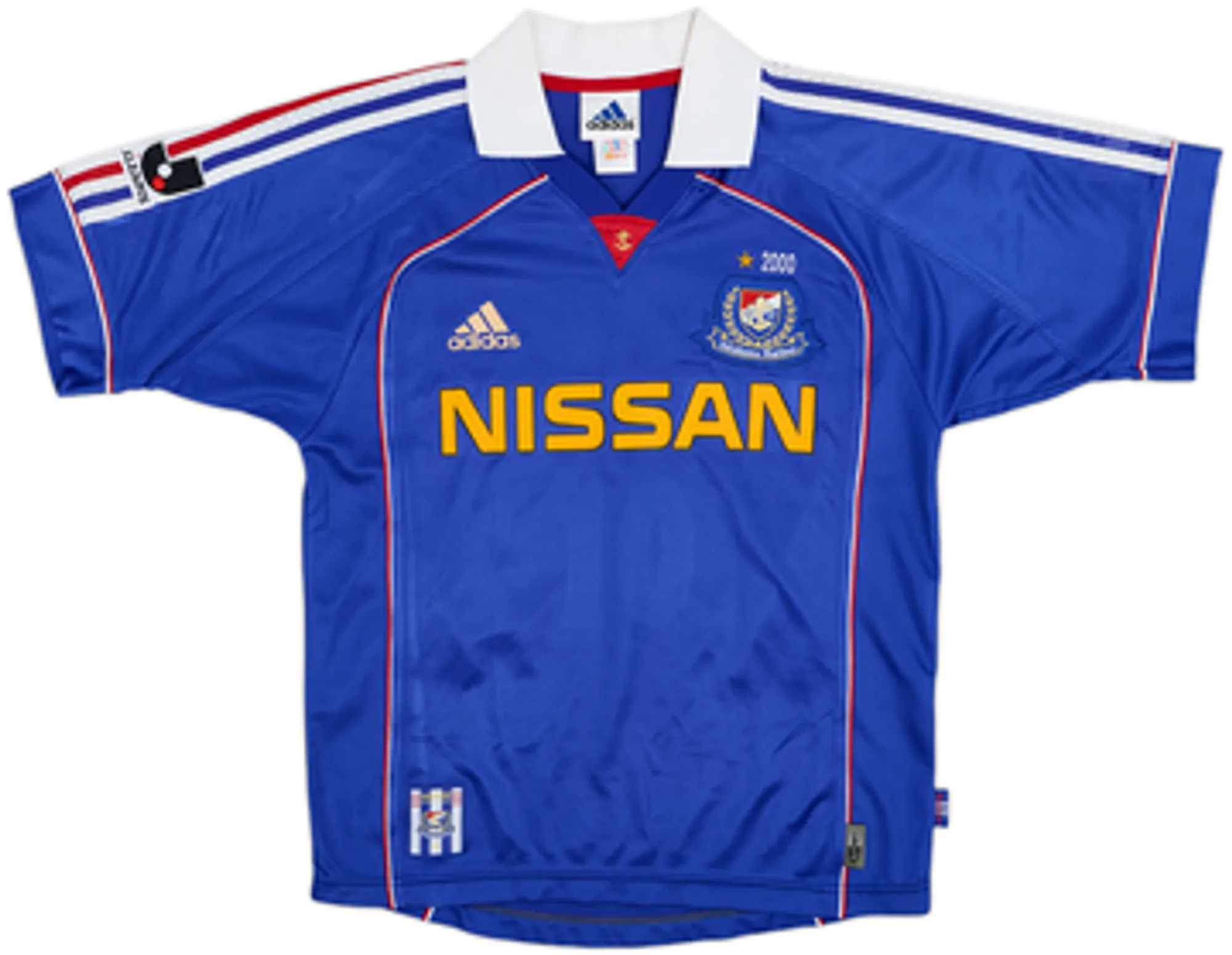 adidas Yokohama F. Marinos Mens SS Home Shirt 1999/00