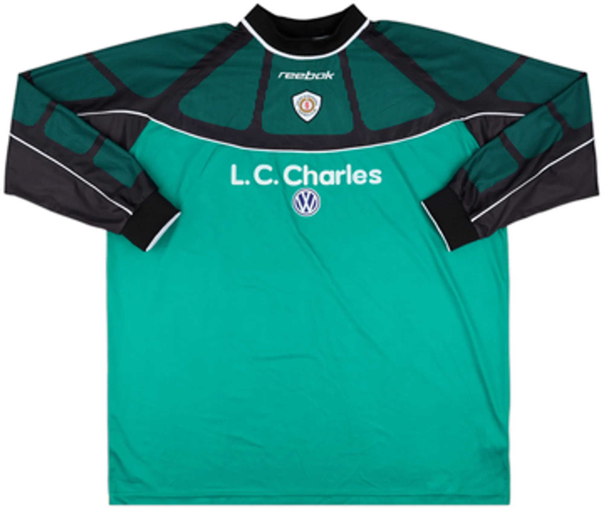 Reebok Mens LS Goalkeeper Home Shirt 2002/03