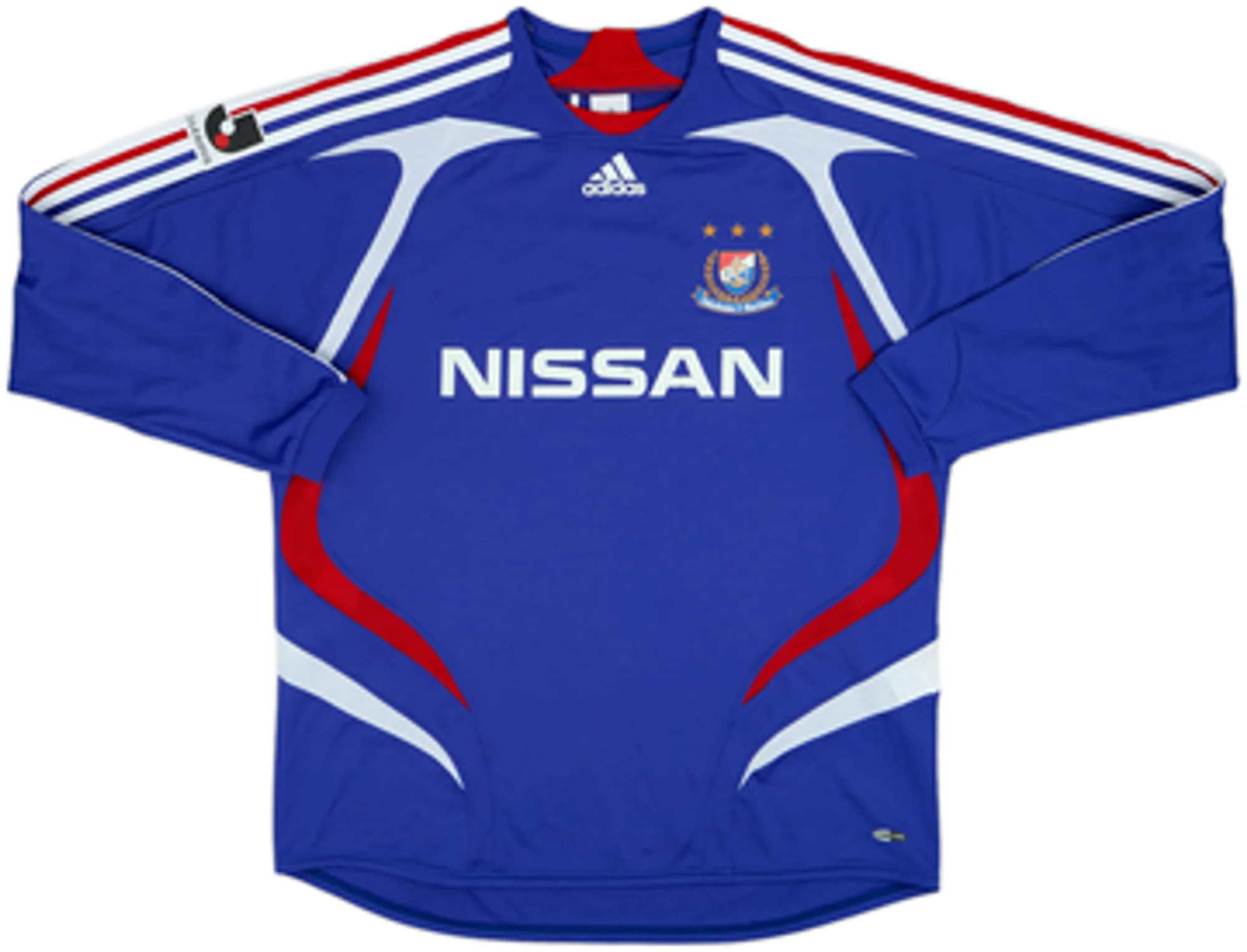 adidas Yokohama F. Marinos Mens LS Home Shirt 2007/08