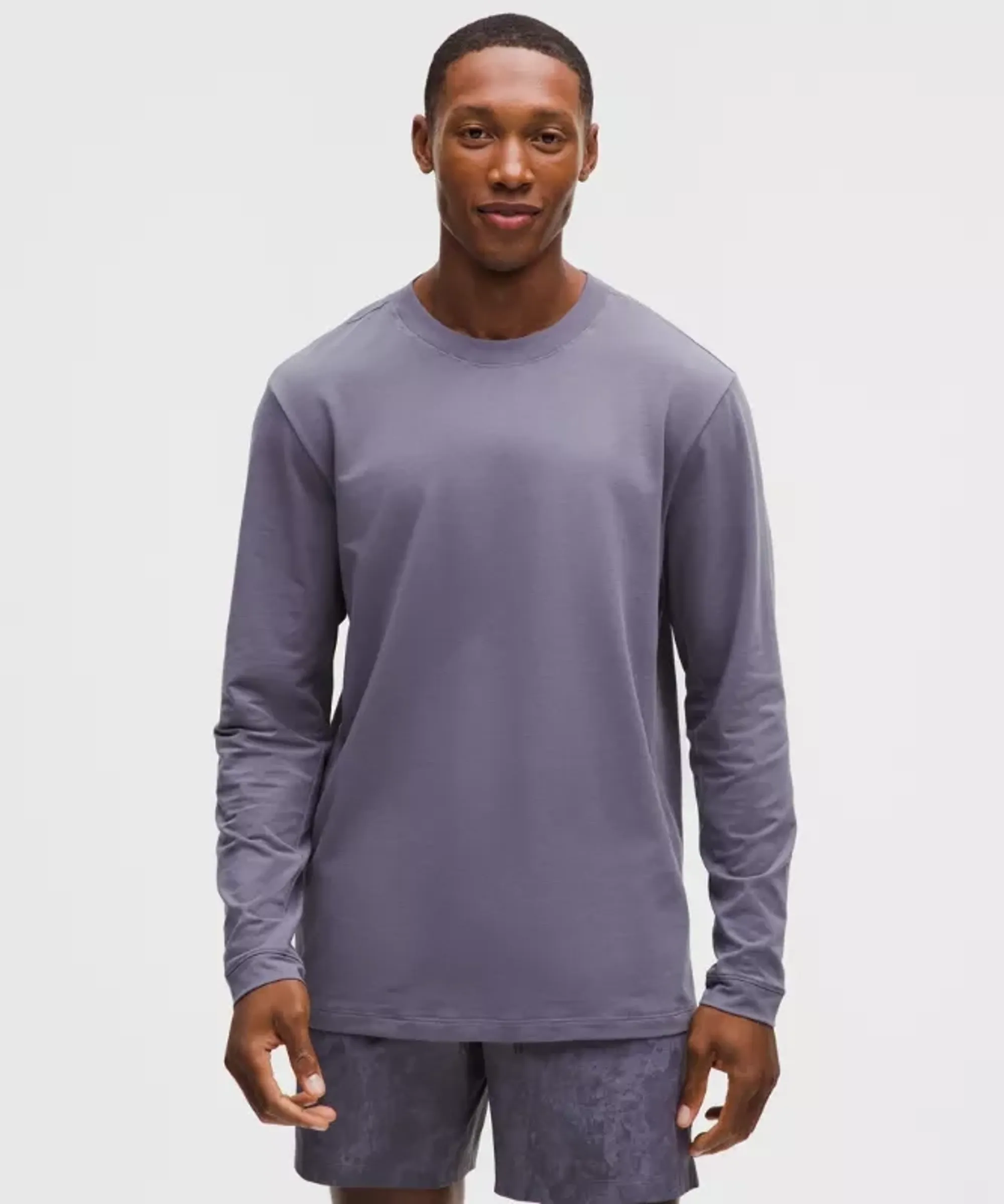 lululemon – Men's Zeroed In Long-Sleeve Shirt – Color Purple – Size Large