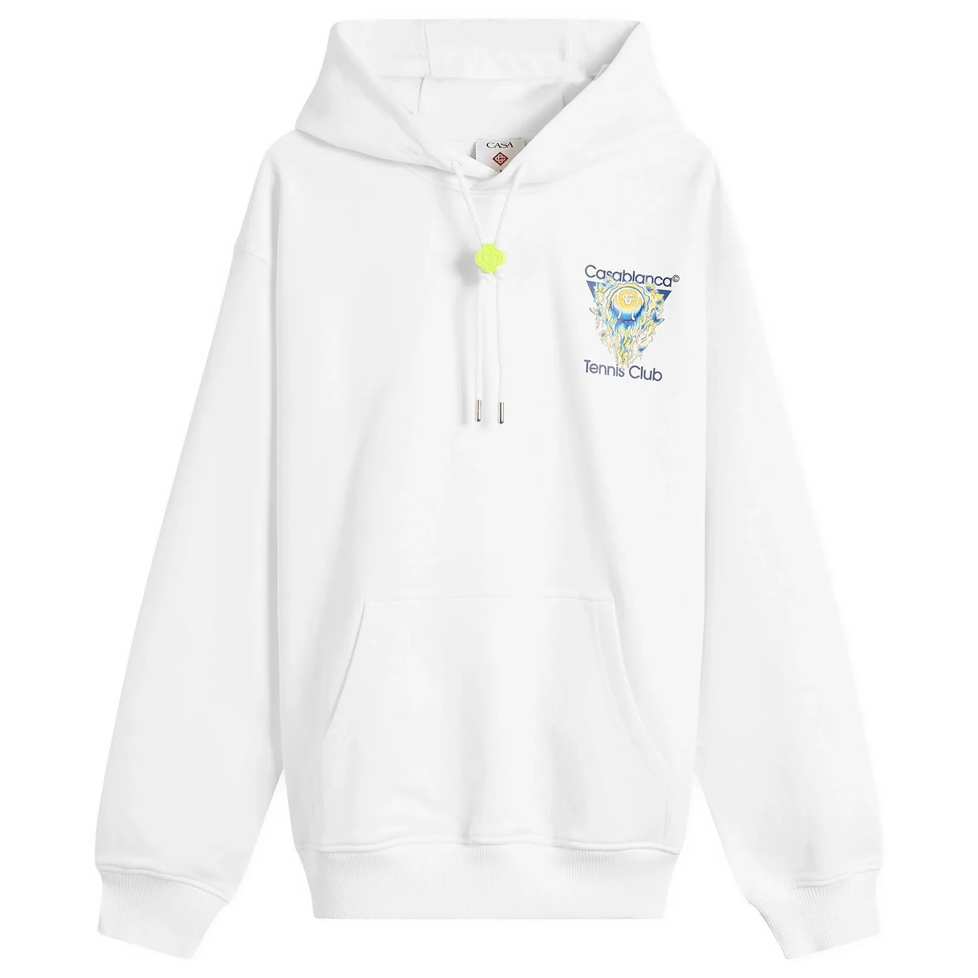 Casablanca Men's Tennis Club Icon Hoodie White