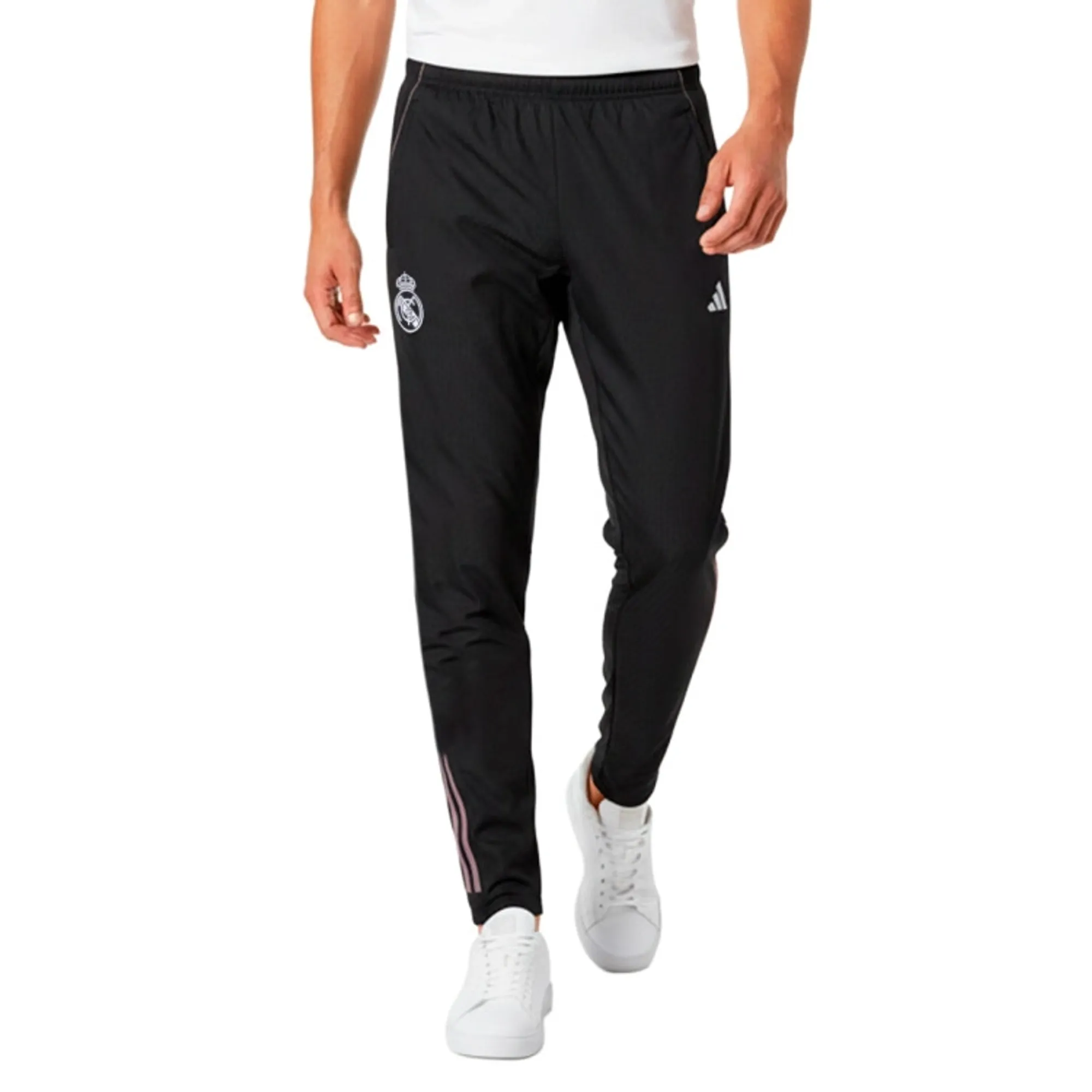 Real Madrid Training Trousers Tiro 25 Presentation - Black/Purple - ['Black']