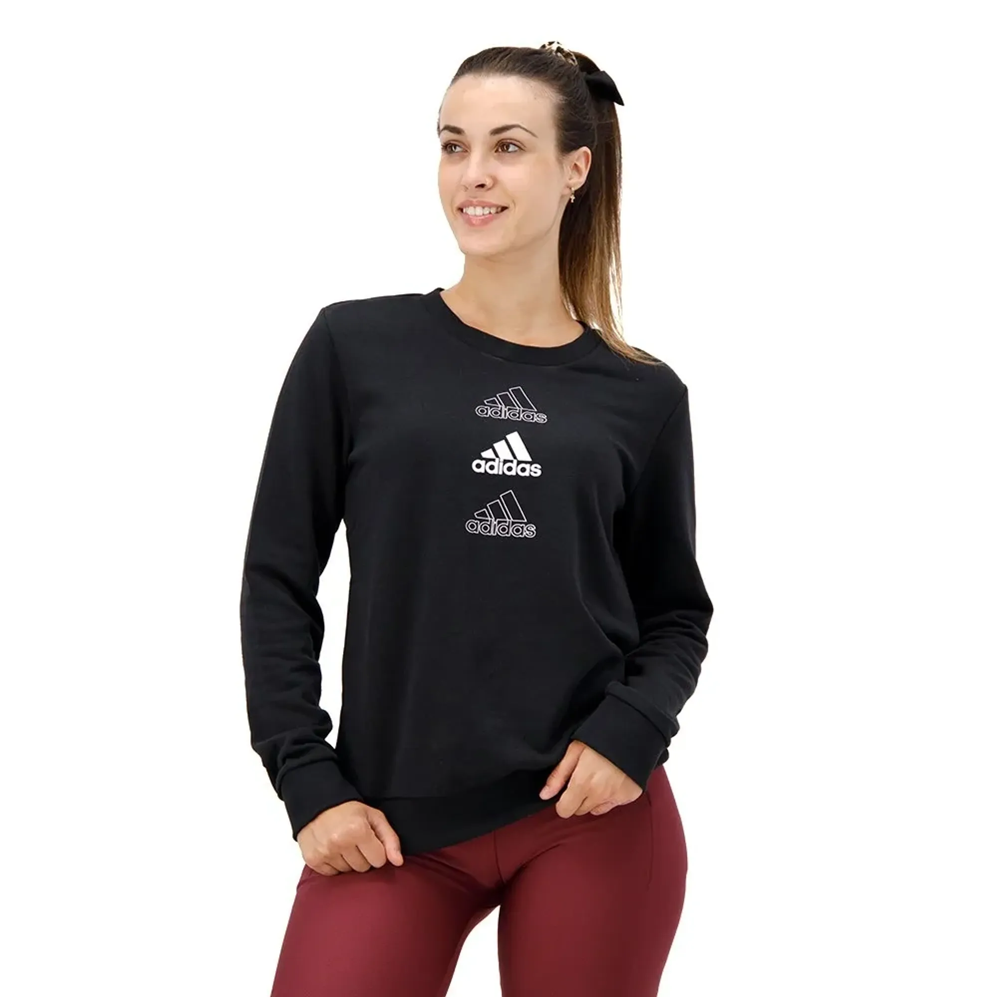 Adidas Essentials Stacked Logo Sweatshirt