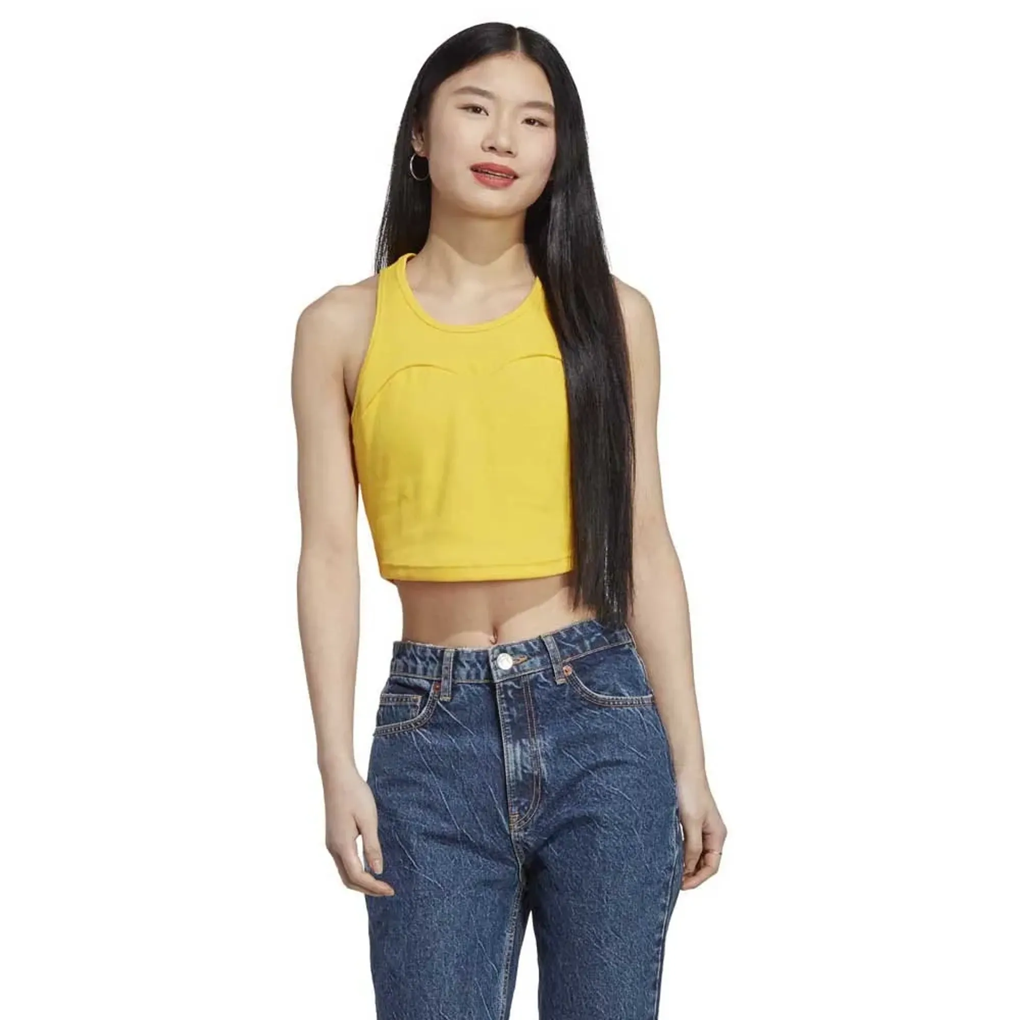 Adidas Lng Rib Sleeveless Top