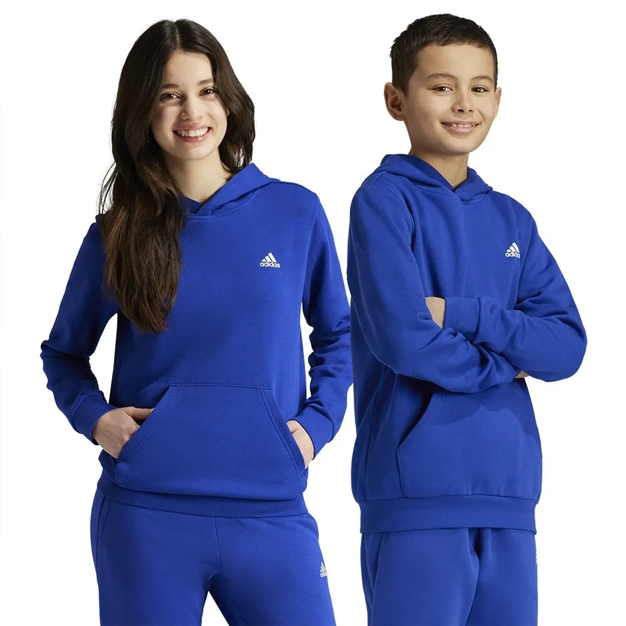 Adidas Essentials Small Logo Feel Cozy Fleece Hoodie