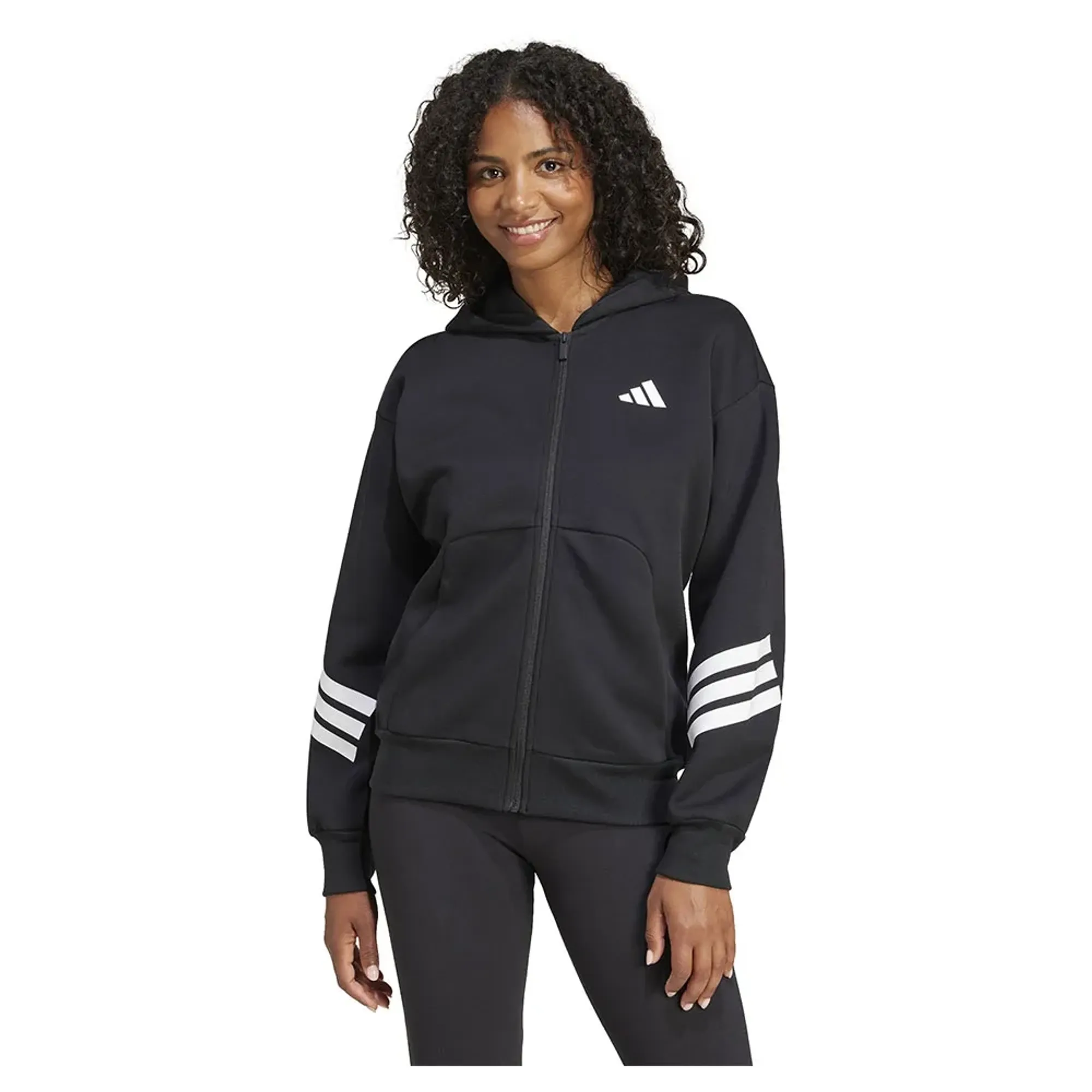 Adidas Future Icons 3 Stripes Full Zip Sweatshirt