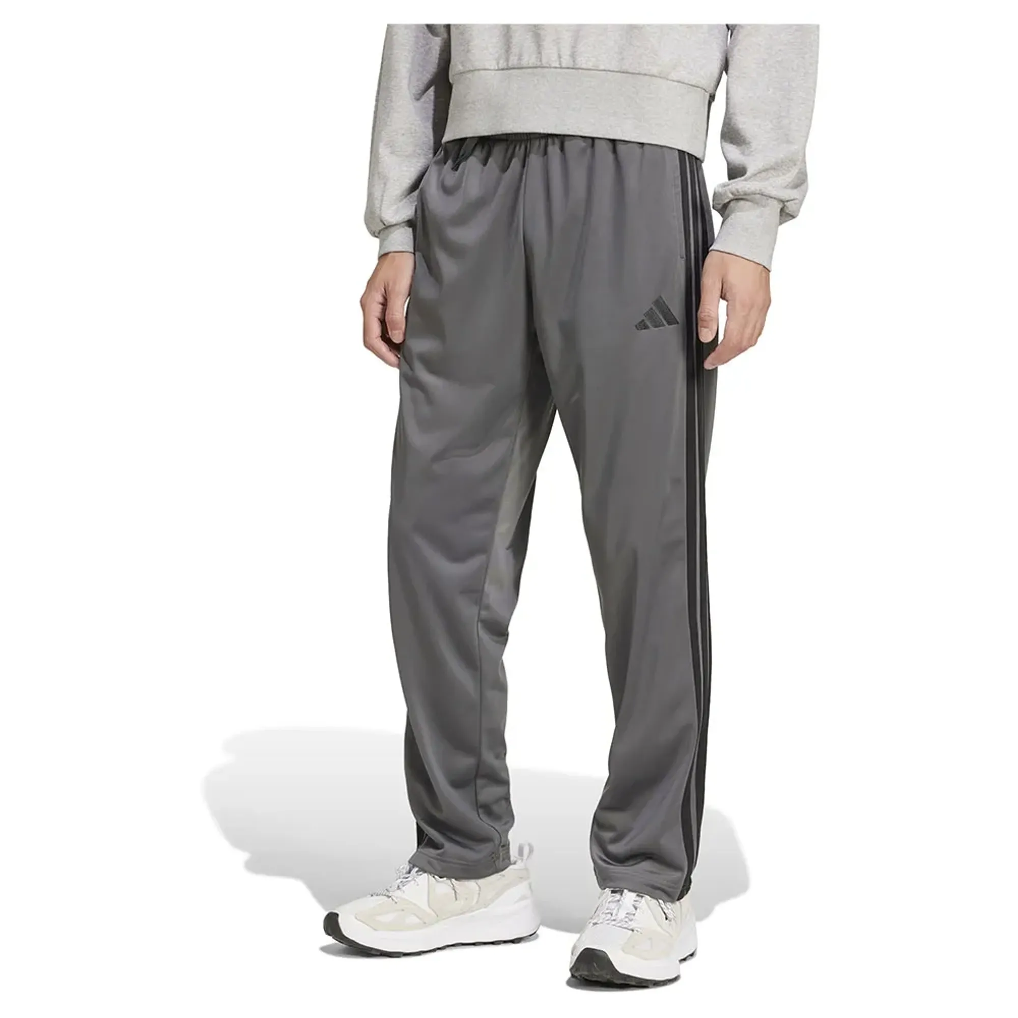 Adidas 3 Stripes Tricot Regular Fit Open Hem Track Sweat Pants