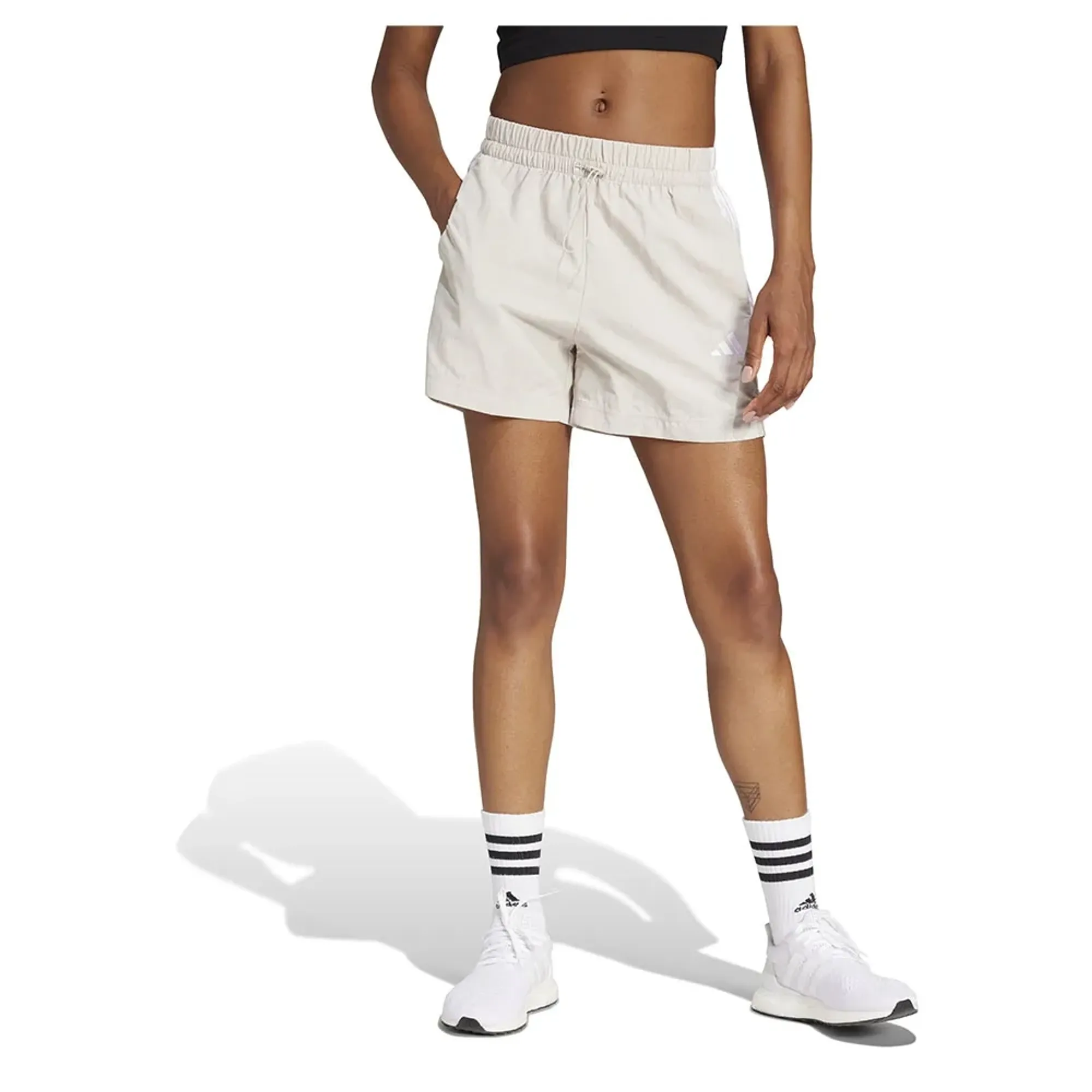 Adidas Essentials 3 Stripes Lifestyle Woven Shorts