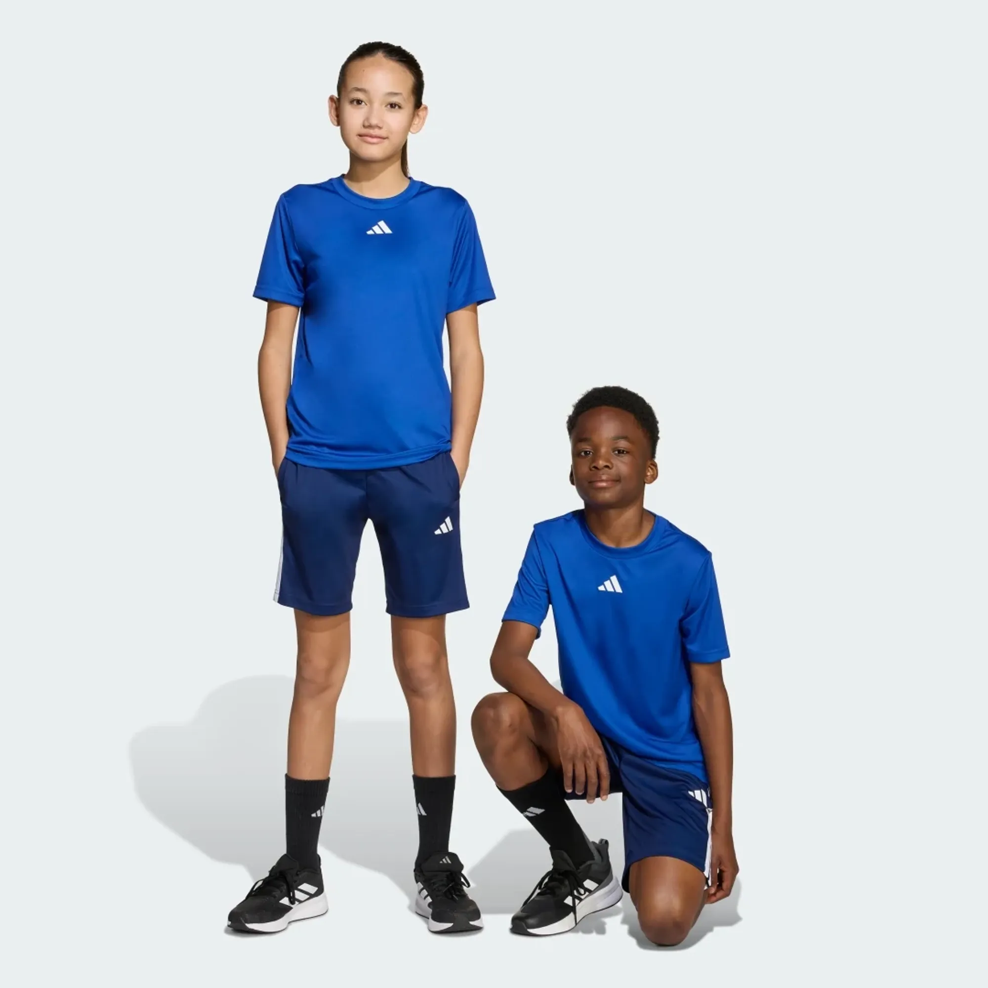 adidas Train Essentials 3-Stripes Tee Set Kids