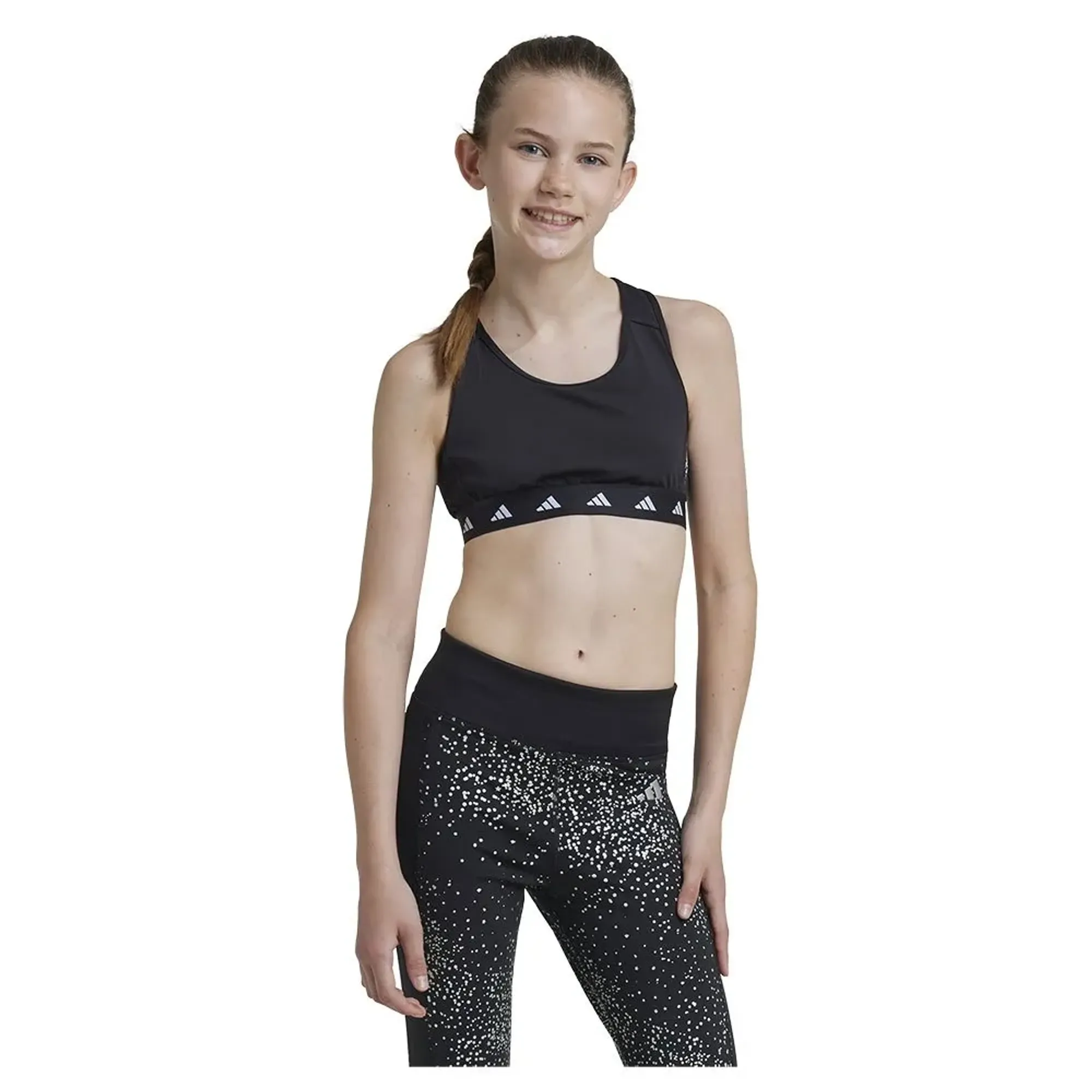 Adidas Techfit Power React Junior Sports Bra