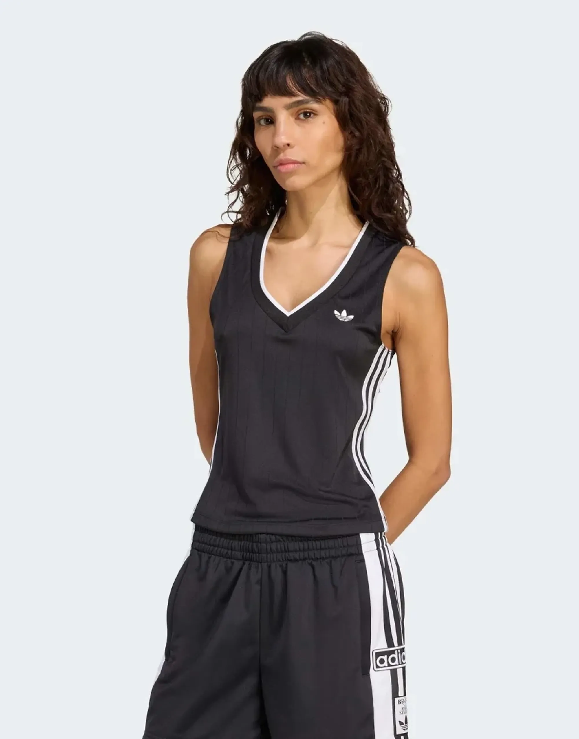 Adidas Originals Kd2279 Sleeveless V Neck T-shirt