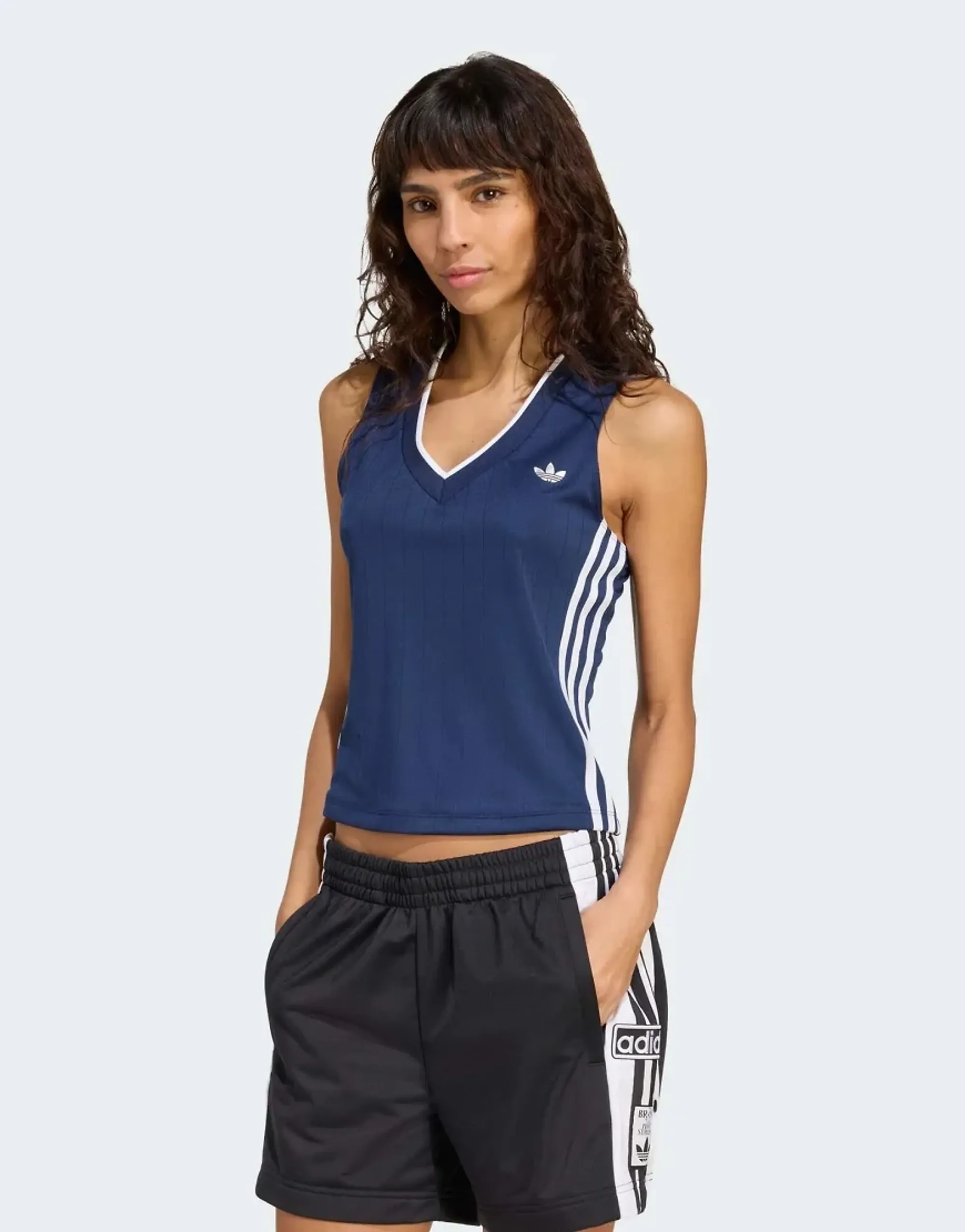 Adidas Originals Kd2280 Sleeveless V Neck T-shirt