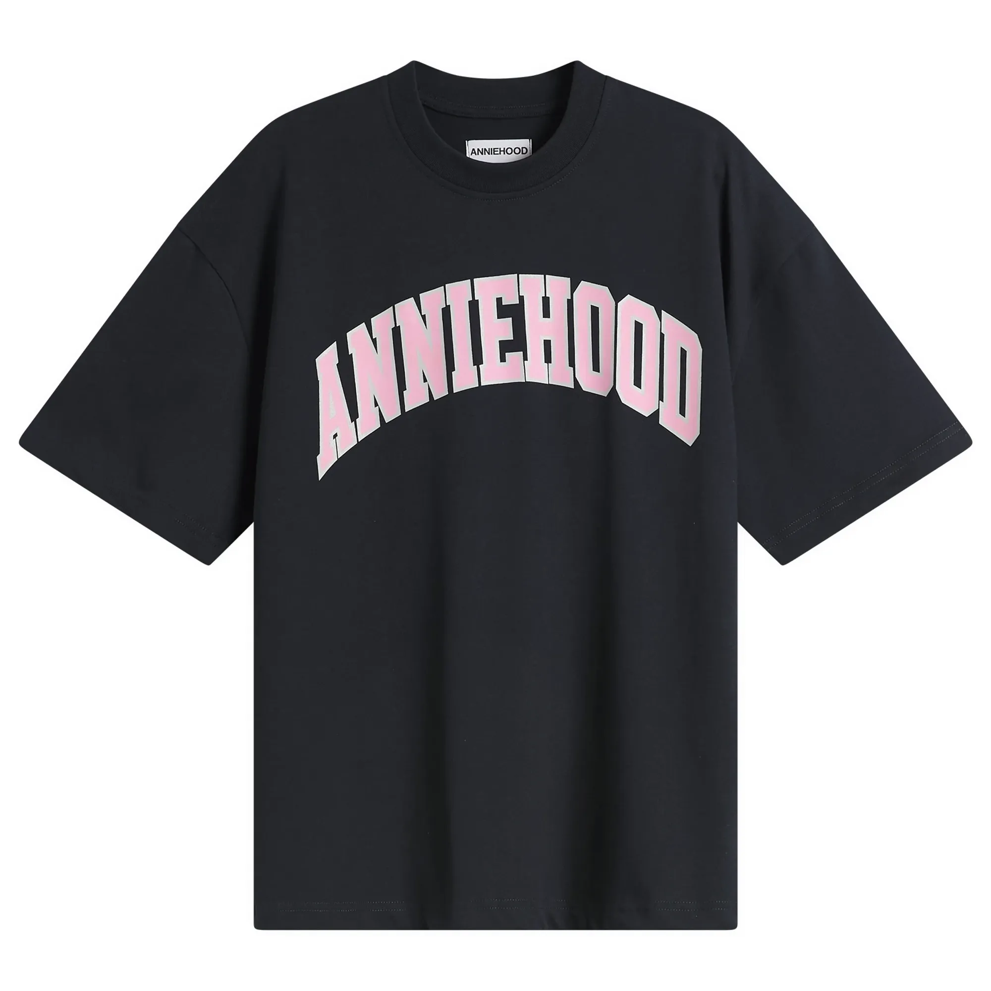 ANNIE HOOD Men's College Arch T-Shirt Navy