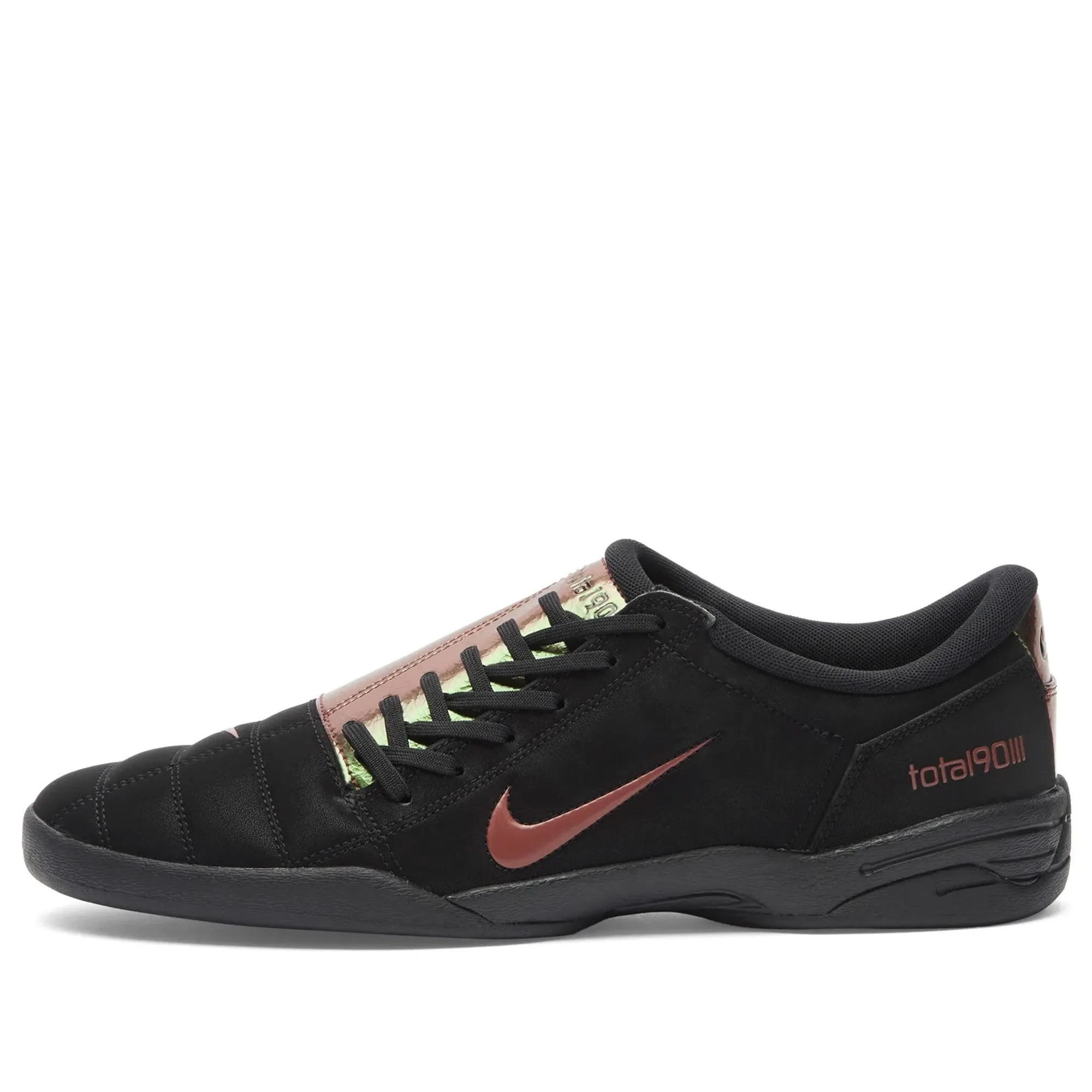 Nike Men's Total 90 Prm Tiempo Sneaker Black/Red Sepia