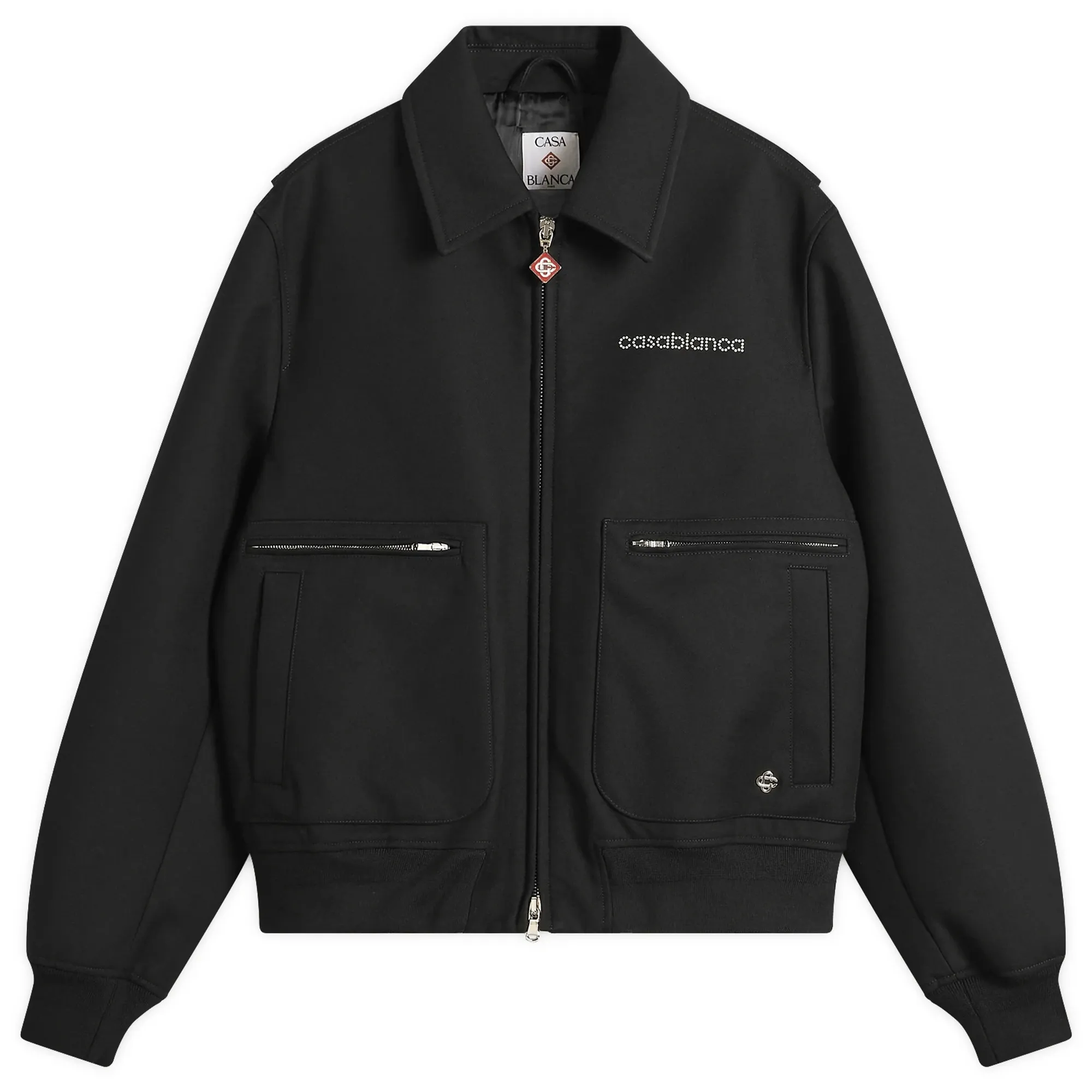 Casablanca Men's Black Wool Blouson