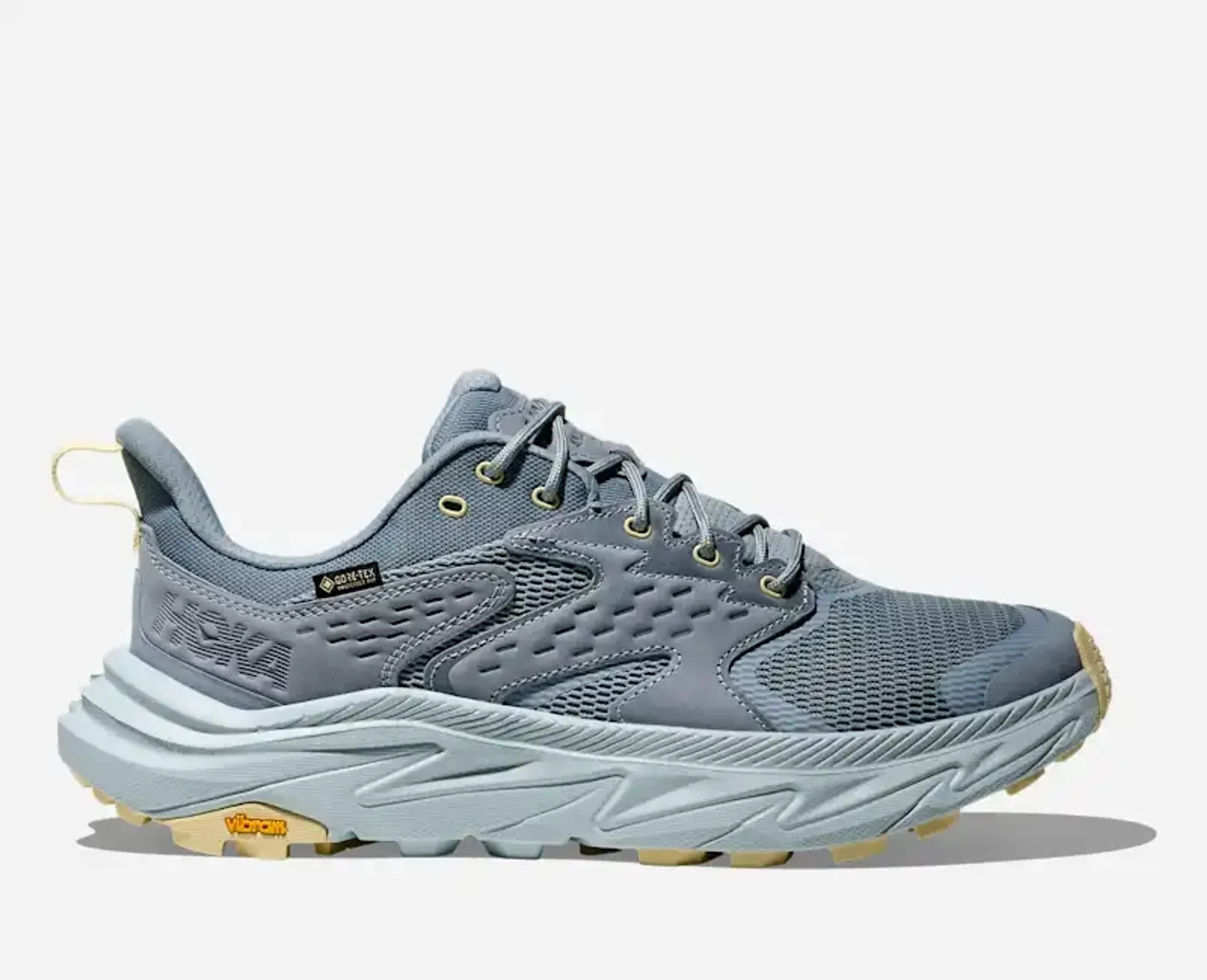 Hoka Men's Anacapa 2 Low Gore-Tex Hiking Shoes In Washed Blue/Mineral Blue