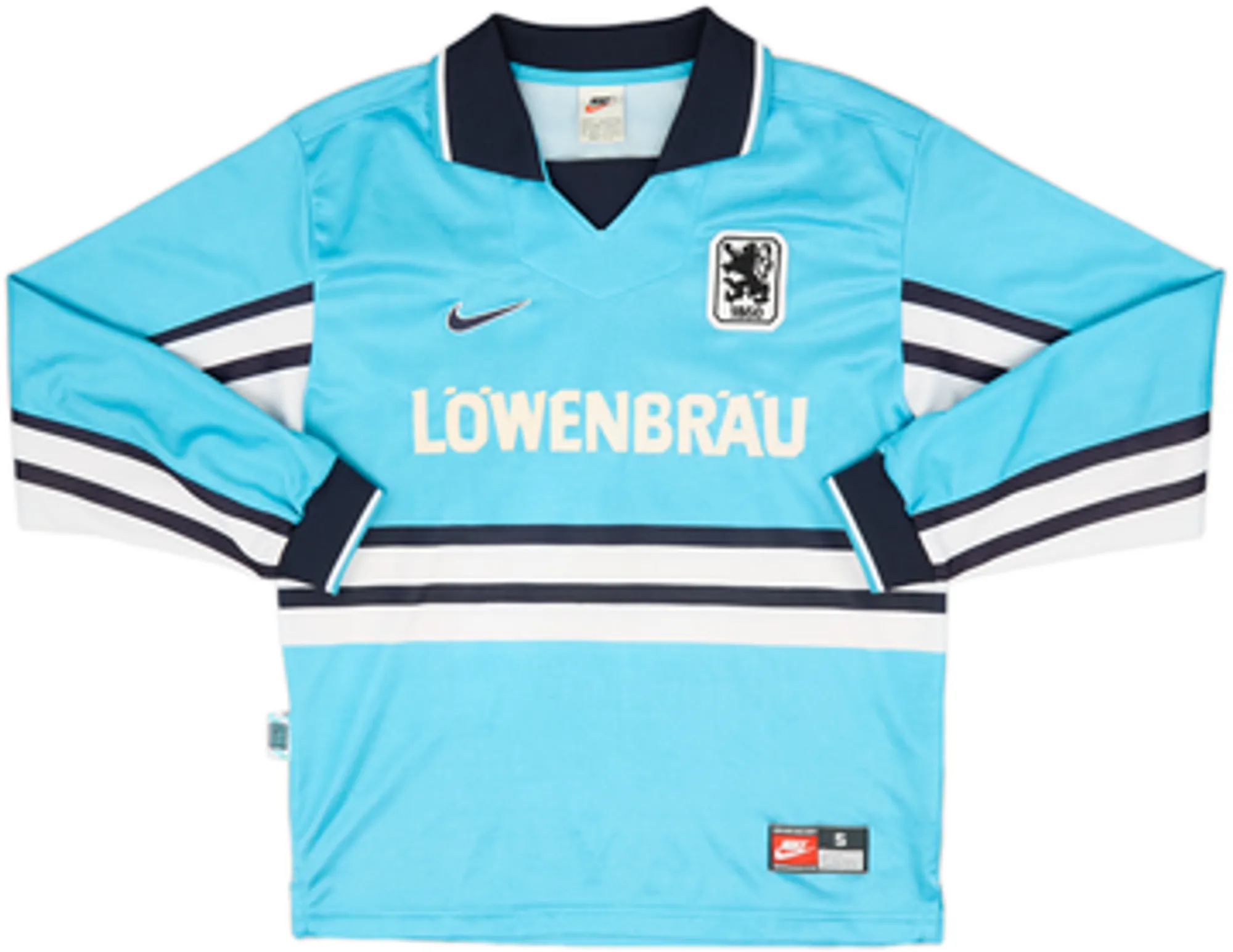 1997-98 1860 Munich Home L/S Shirt Winkler #11 - 7/10 - (S)