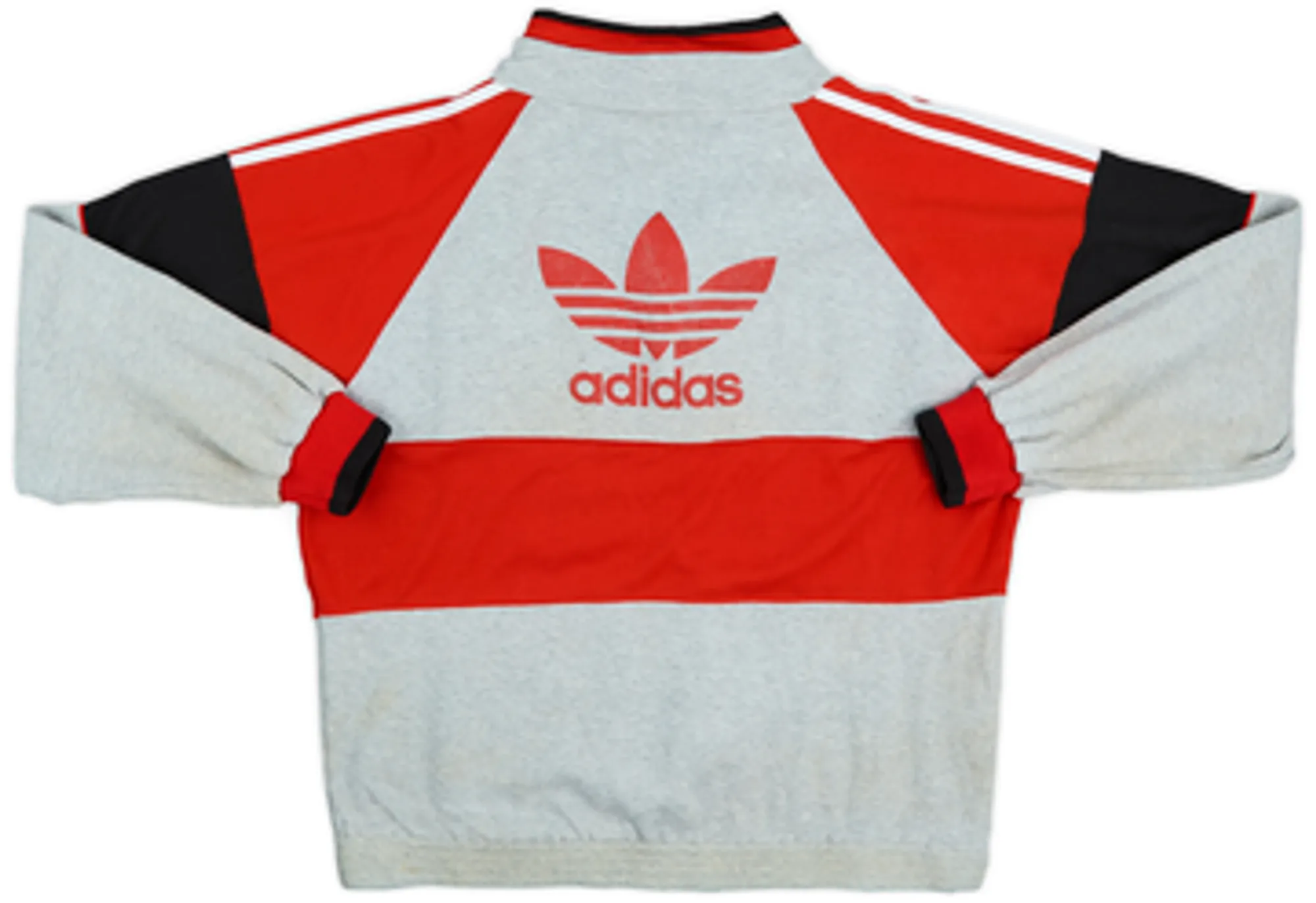1990-92 AC Milan adidas 1/4 Zip Drill Top - 6/10 - (S)