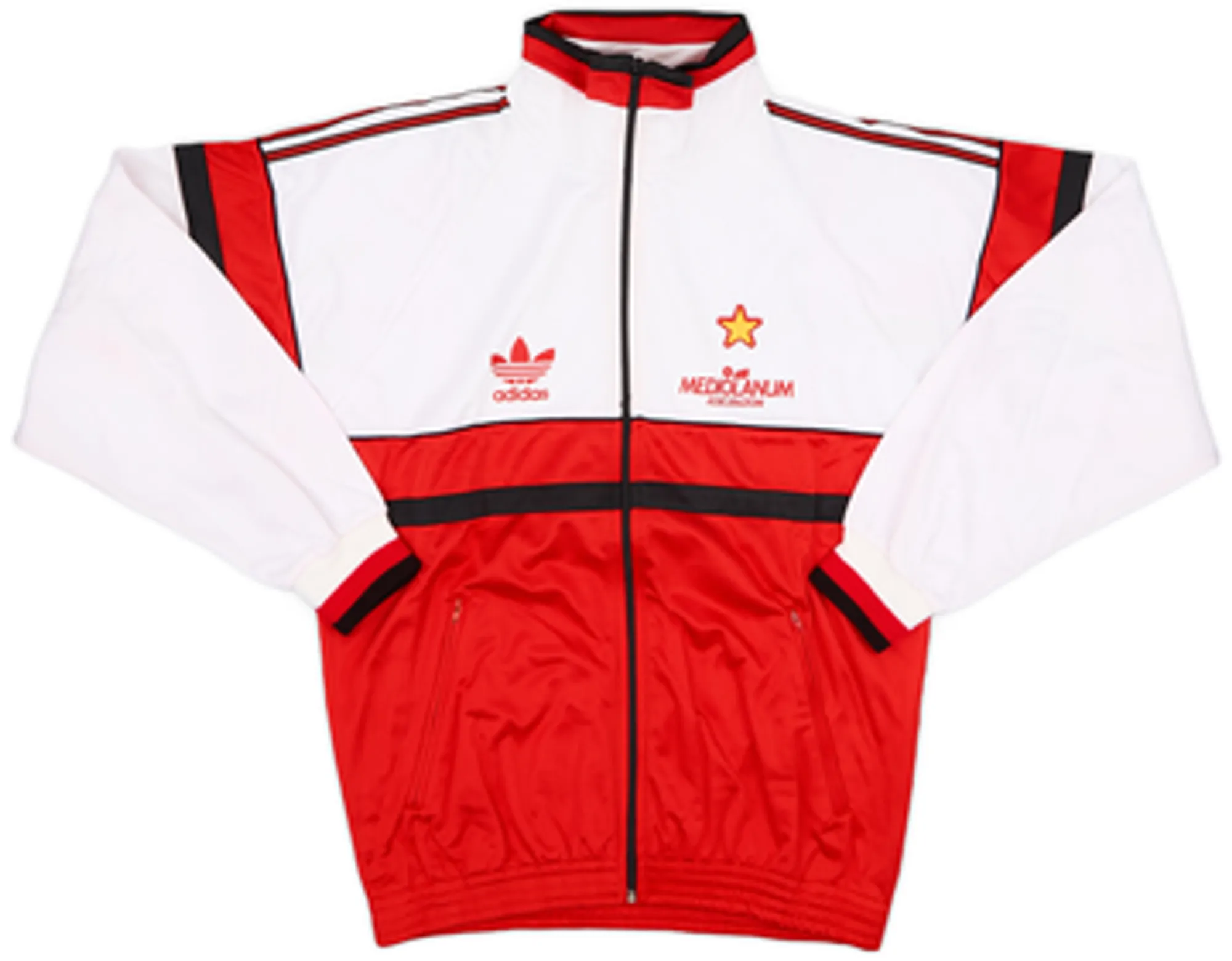 1990-92 AC Milan adidas Tracksuit - 6/10 - (M)