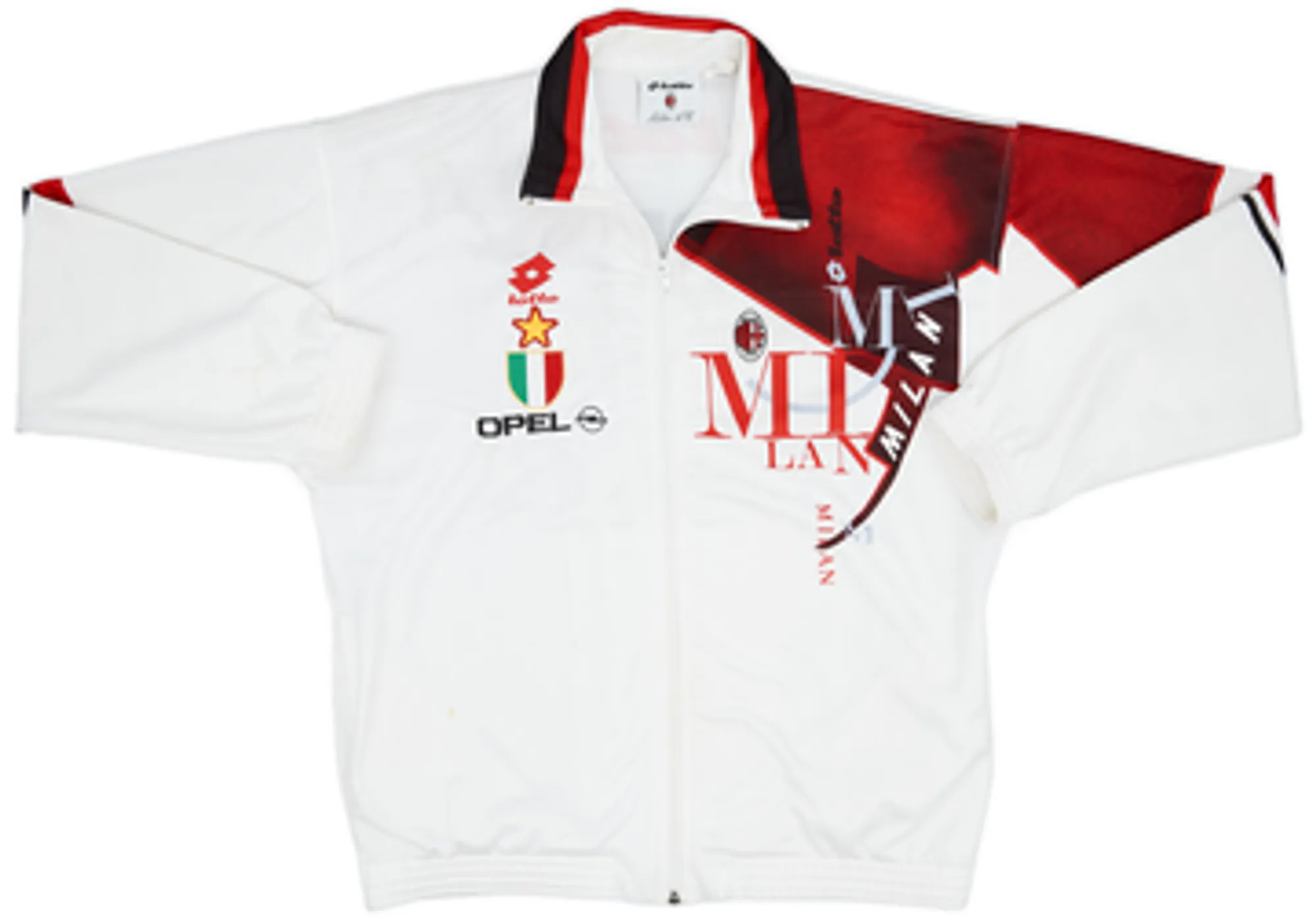 1993-94 AC Milan Lotto Full Tracksuit - 7/10 - (L)