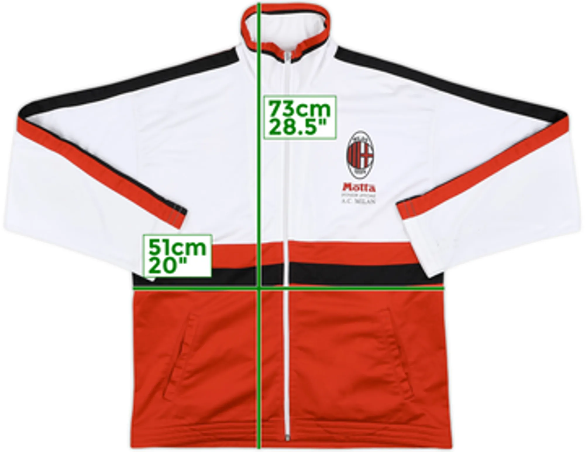 1993-94 AC Milan Supporters Jacket - 6/10 - (S)