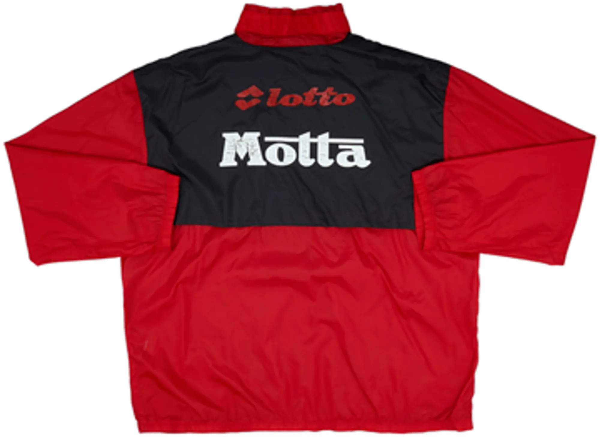1994-95 AC Milan Lotto 1/4 Zip Training Top - 7/10 - (L)