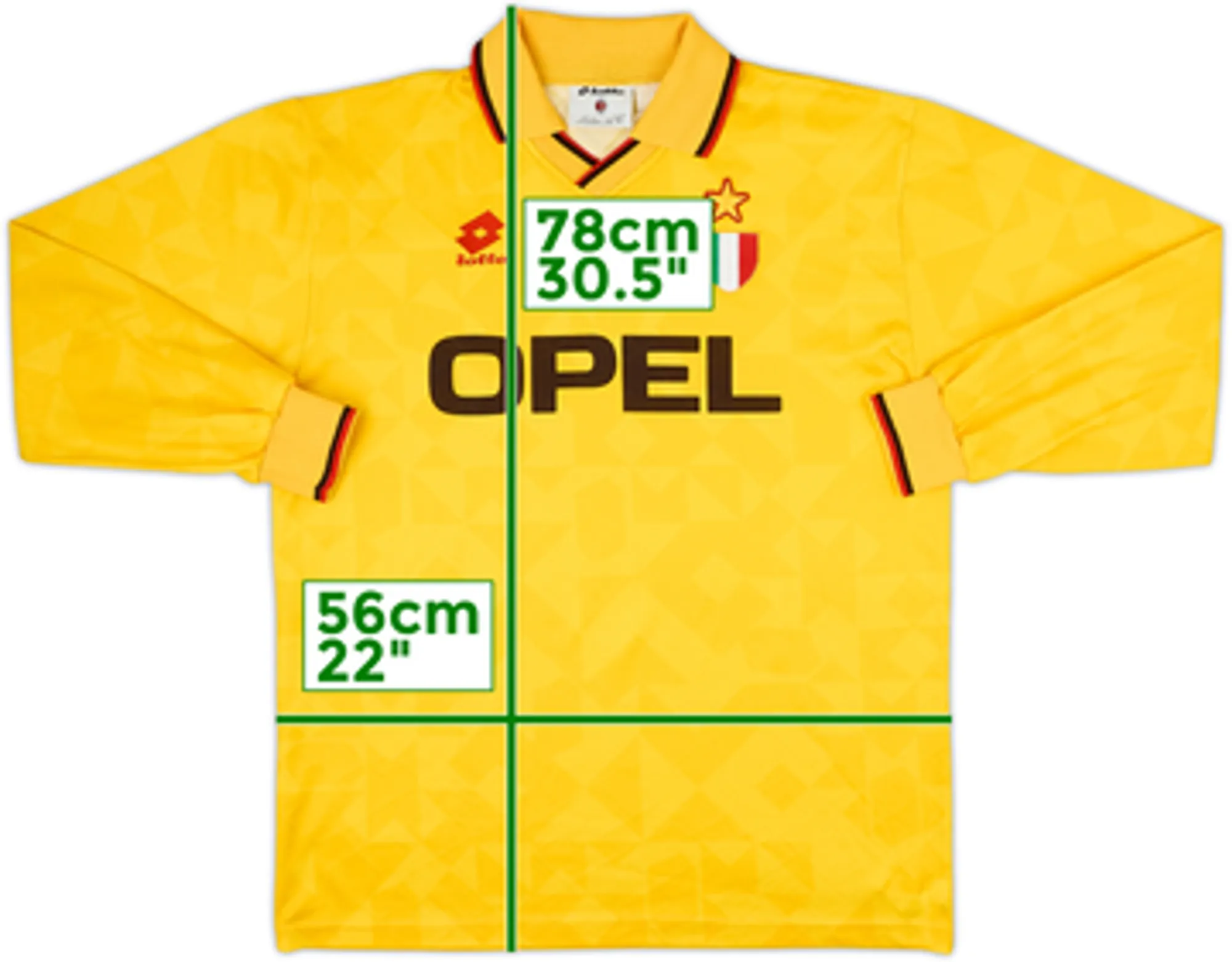 1994-96 AC Milan Third L/S Shirt - 8/10 - (S)