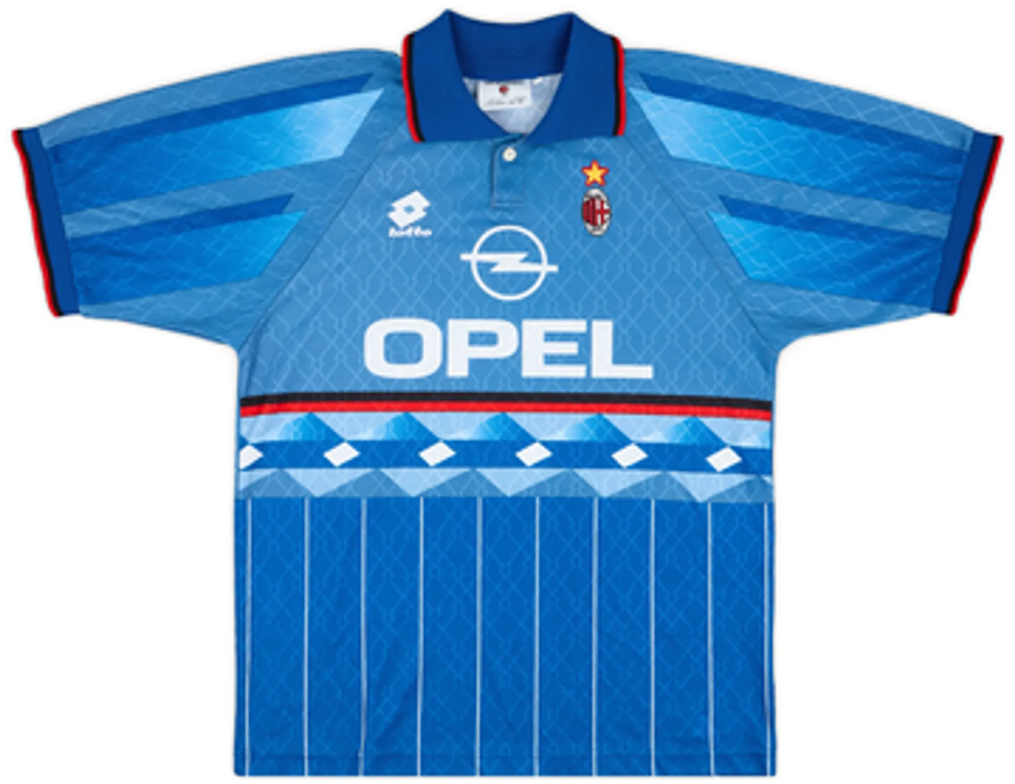 1995-96 AC Milan Fourth Shirt Weah #9 - 9/10 - (M)