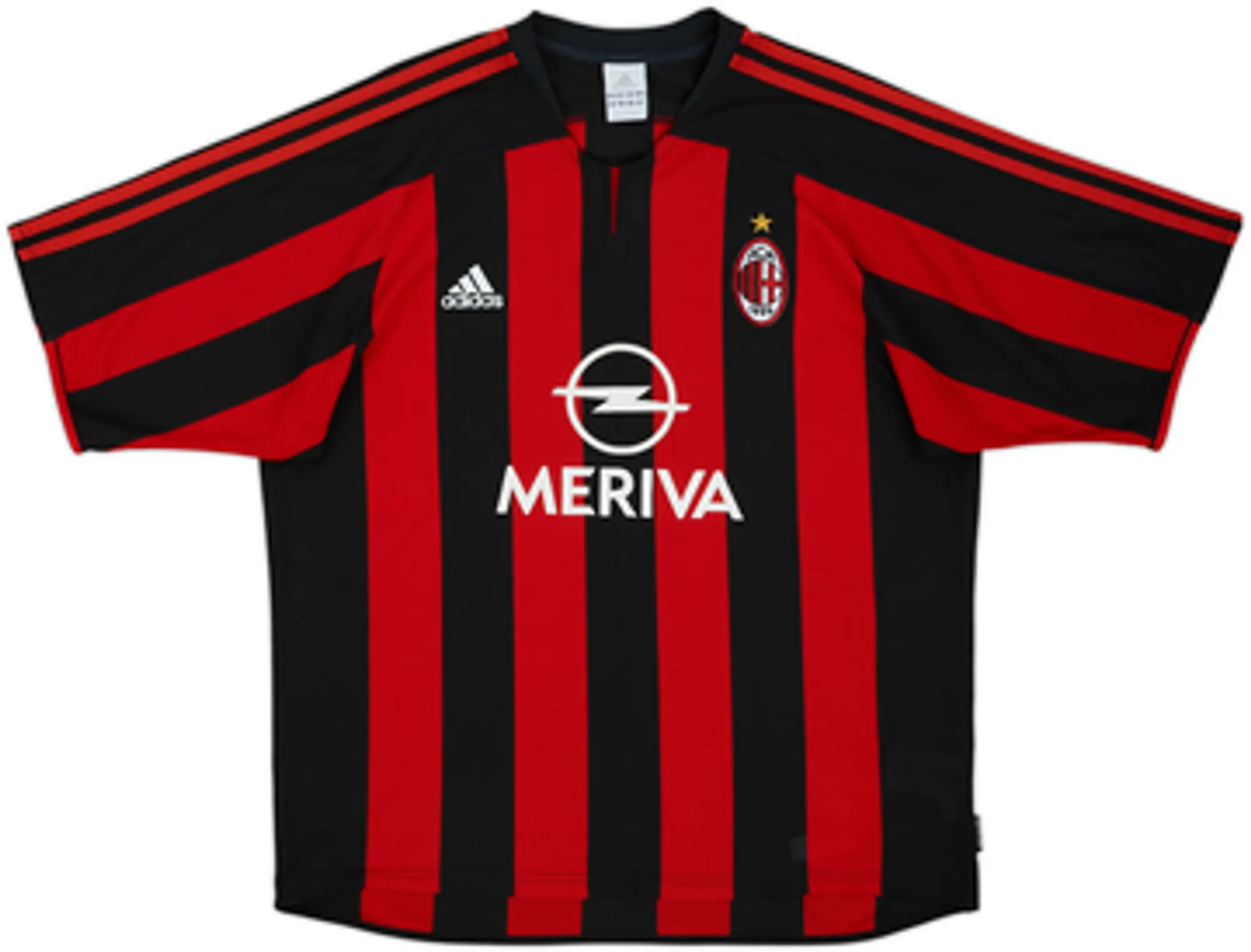 2003-04 AC Milan Home Shirt Shevchenko #7 - 7/10 - (S)