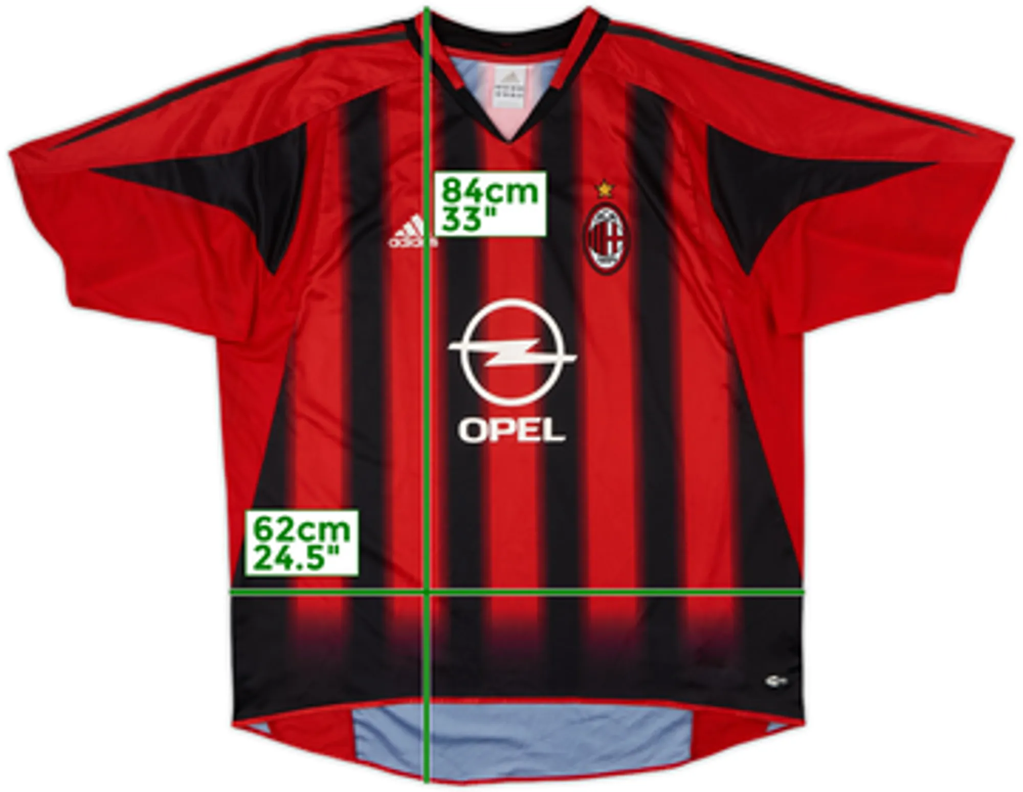 2004-05 AC Milan Home Shirt - 9/10 - (S.Boys)