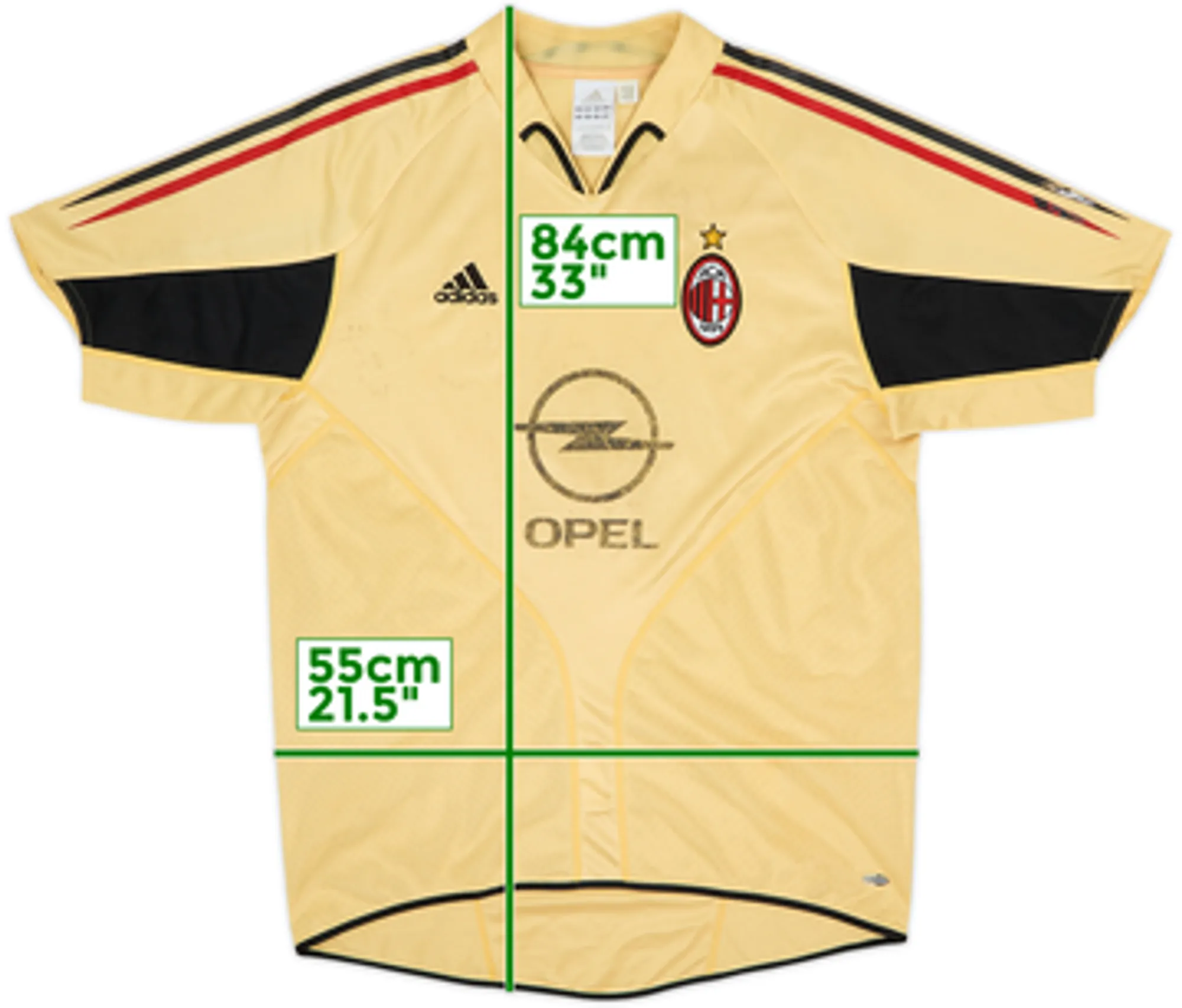 2004-05 AC Milan Third Shirt - 5/10 - (L)