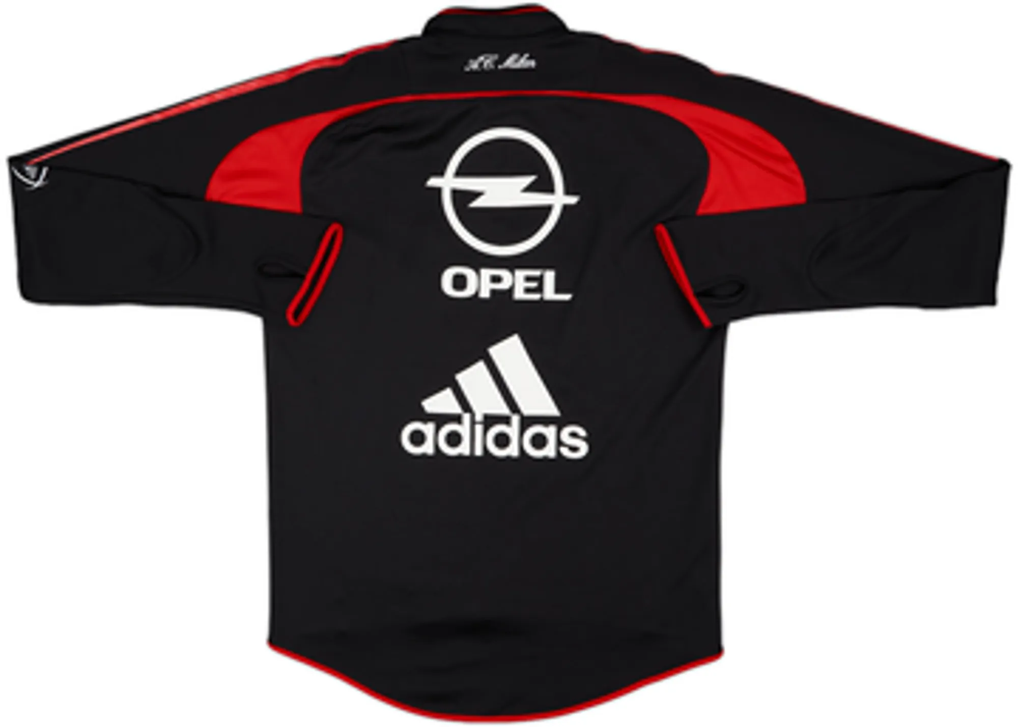 2004-05 AC Milan adidas 1/4 Zip Training Top - 6/10 - (S)