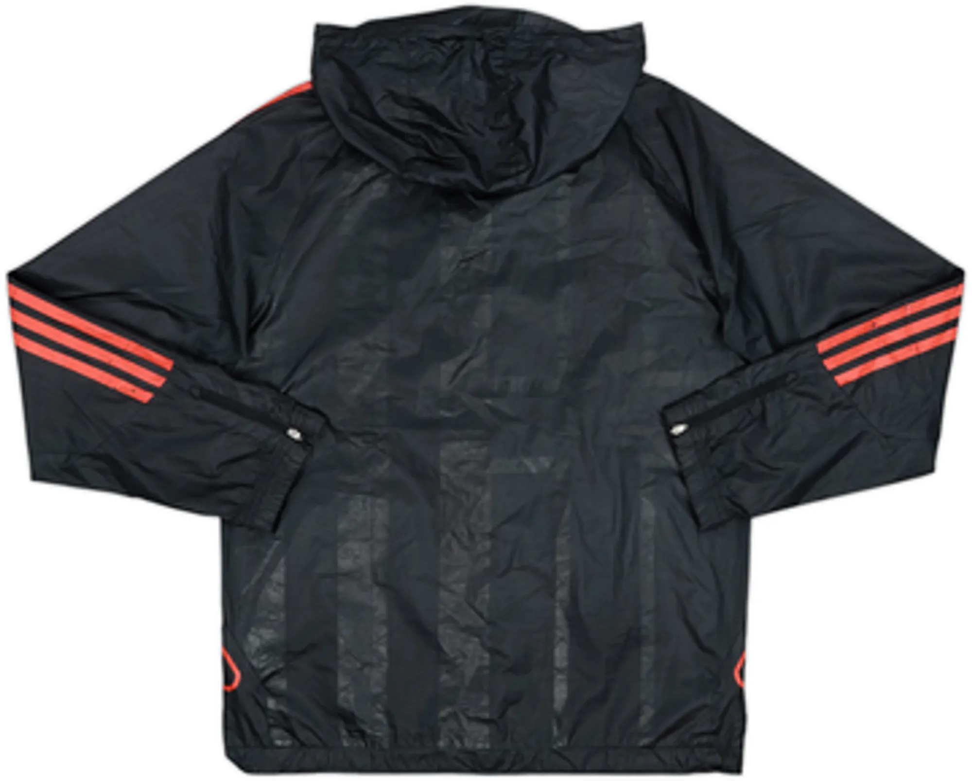 2010-11 AC Milan adidas CL Hooded Rain Jacket - 7/10 - (S)