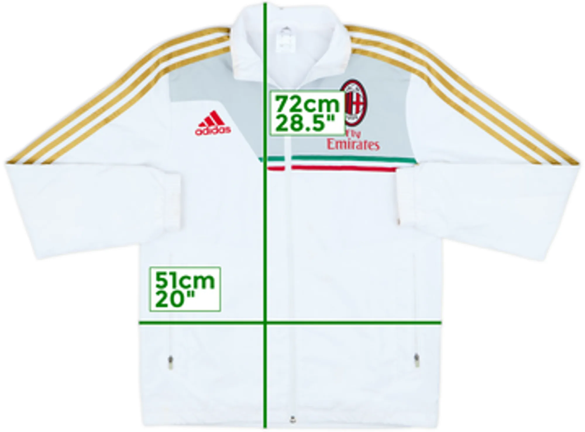 2013-14 AC Milan adidas Track Jacket - 8/10 - (L)