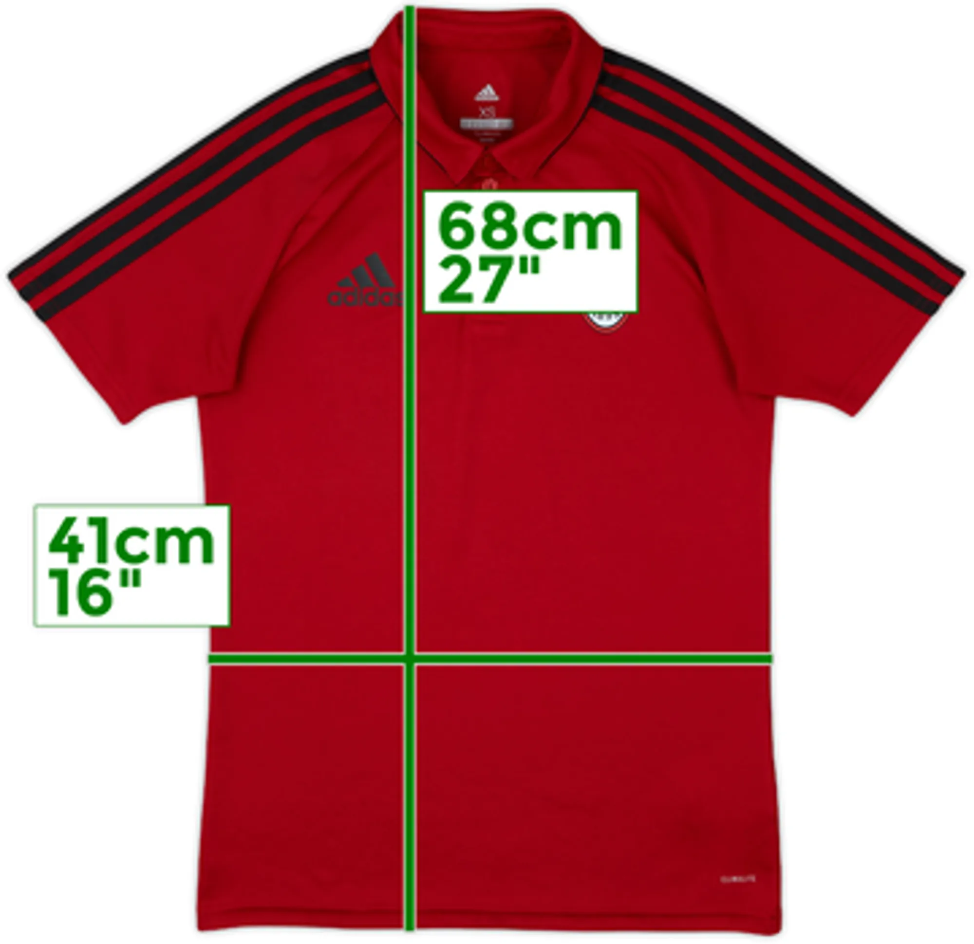 2017-18 AC Milan adidas Polo Shirt - 8/10 - (XS)