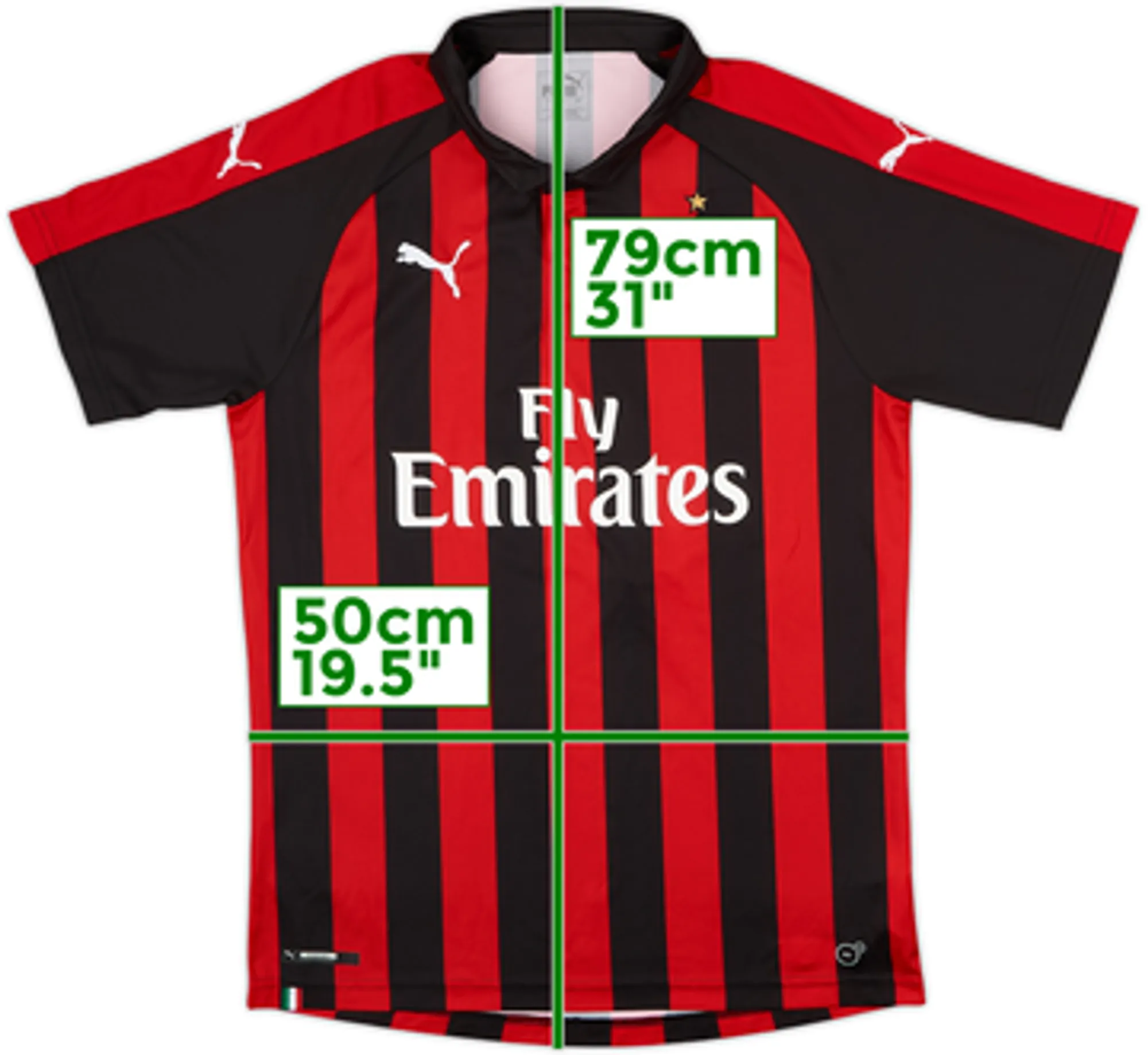 2018-19 AC Milan Home Shirt - 10/10 - (S)
