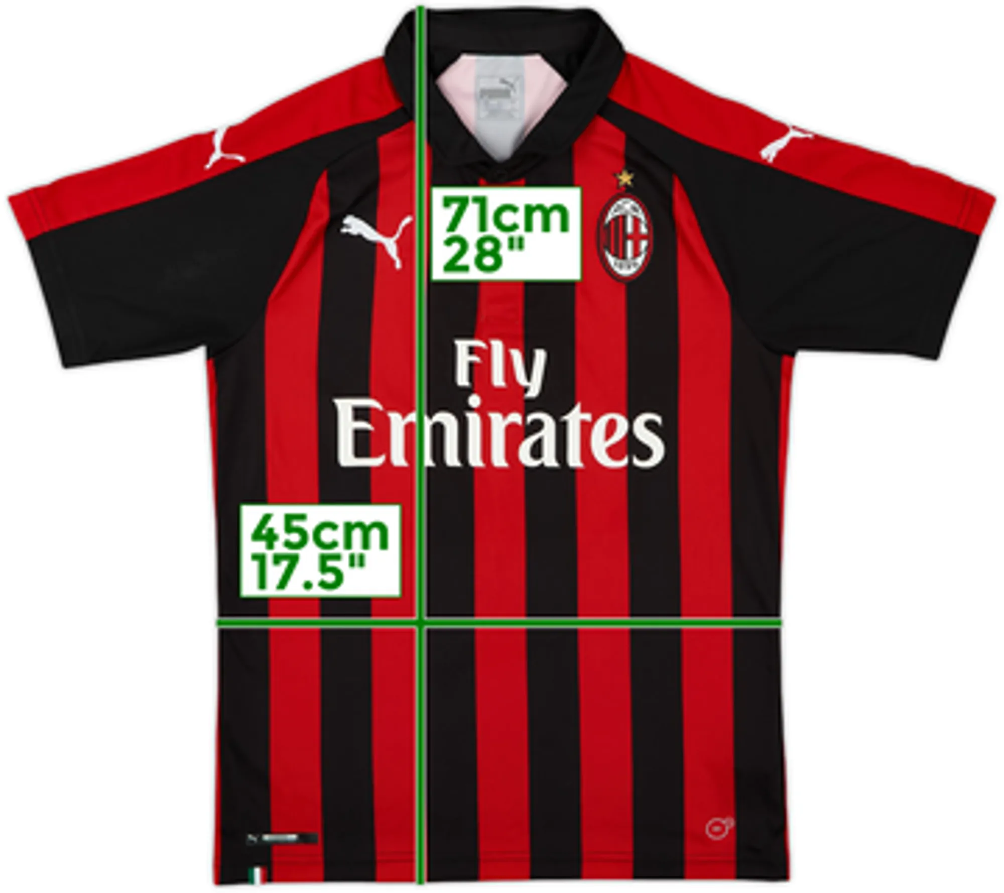 2018-19 AC Milan Home Shirt - 8/10 - (L)