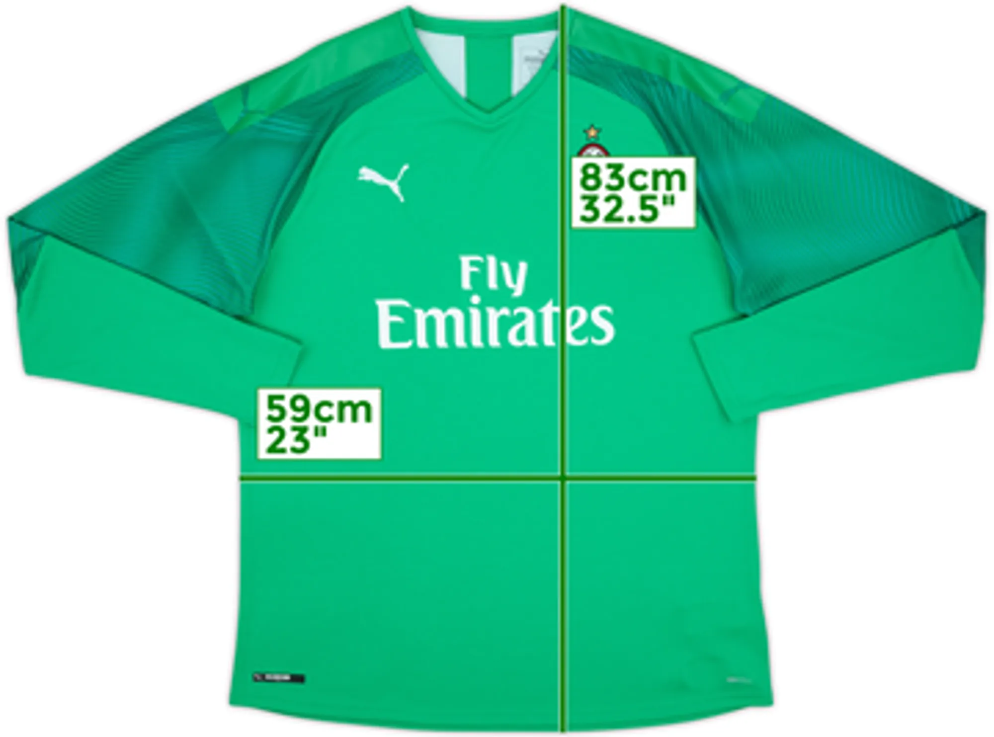 2019-20 AC Milan GK Shirt - 9/10 - (S)